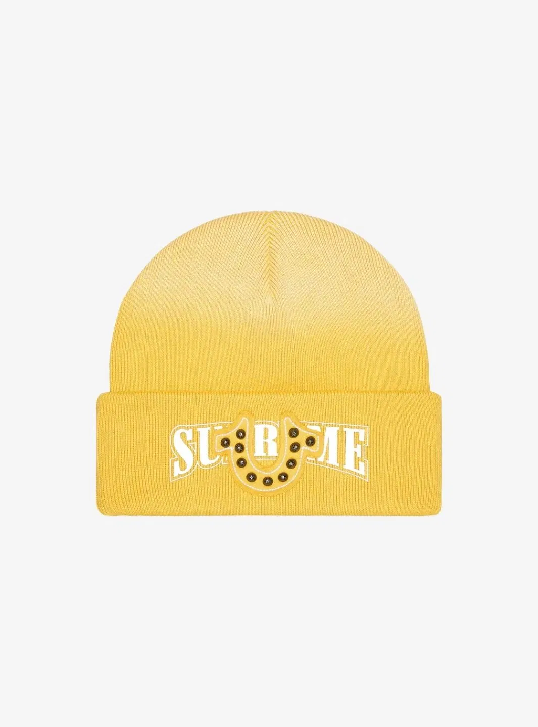 Supreme True Religion Beanie Yellow (FW25)