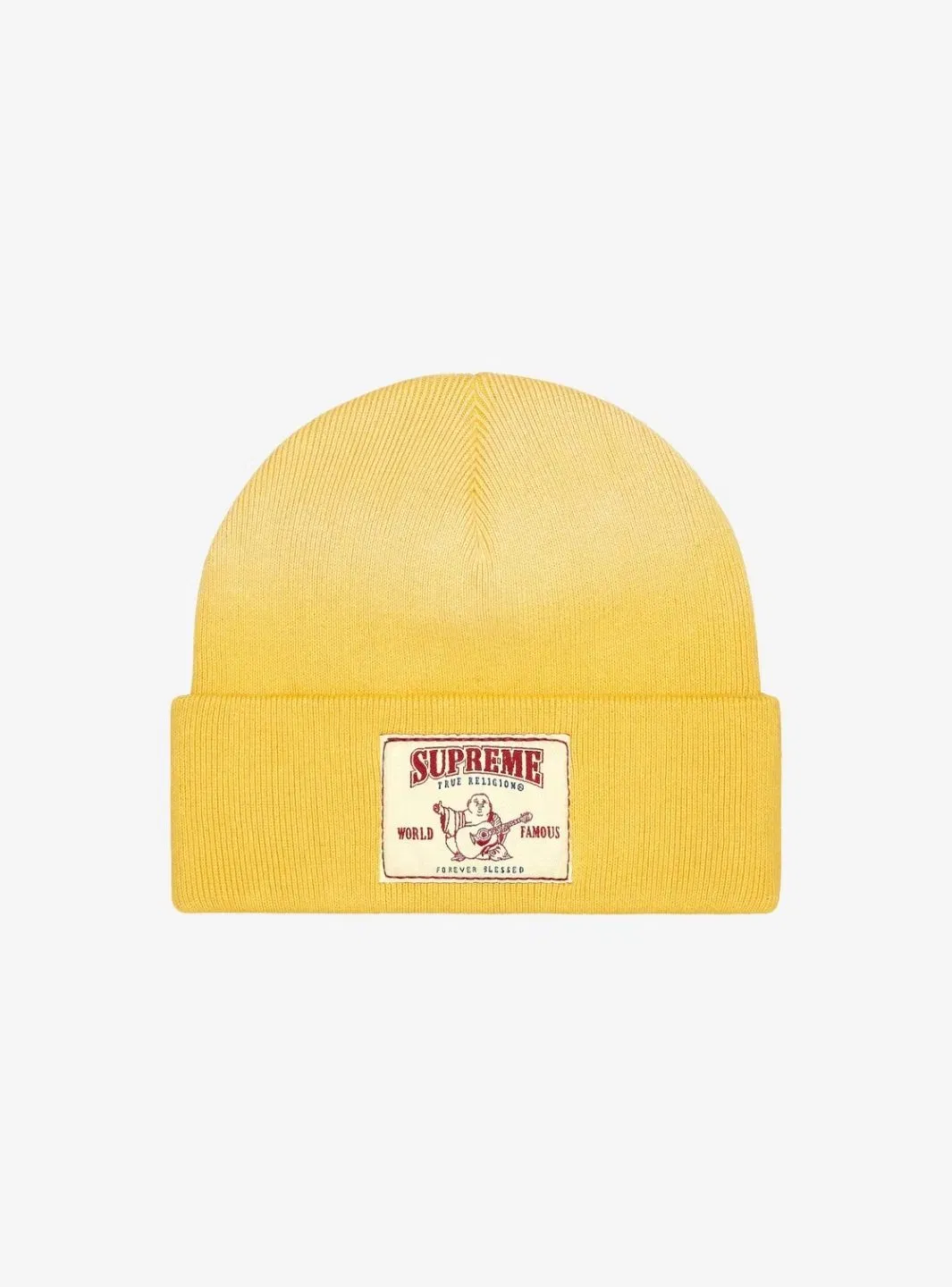 Supreme True Religion Beanie Yellow (FW25)