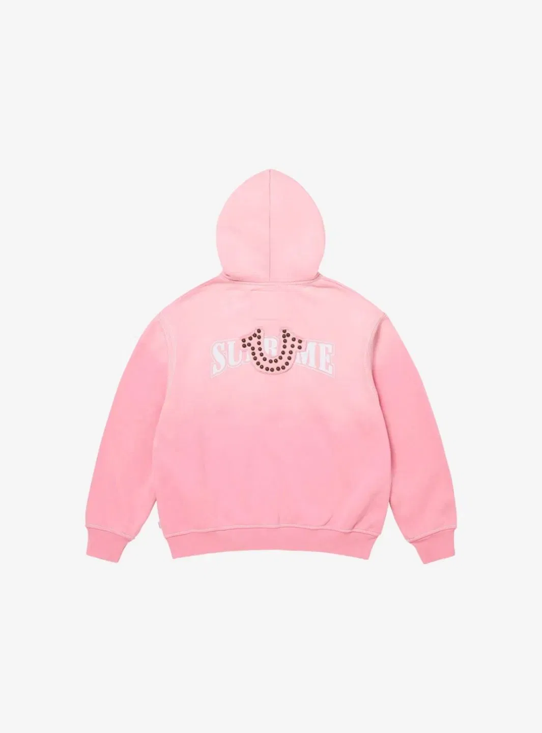 Supreme True Religion Zip Up Hooded Sweatshirt Pink (FW25)