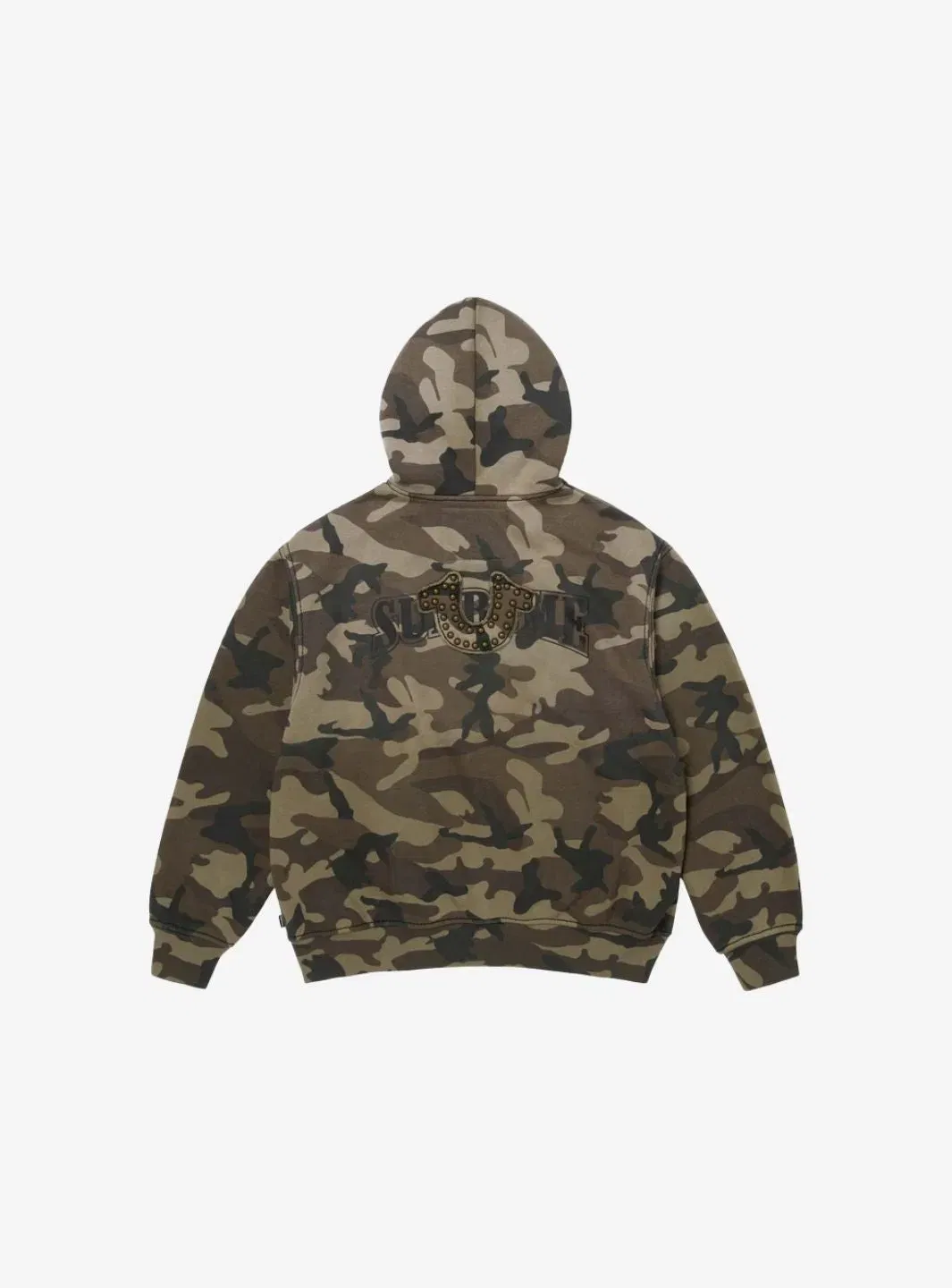 Supreme True Religion Zip Up Hooded Sweatshirt Woodland Camo (FW25)