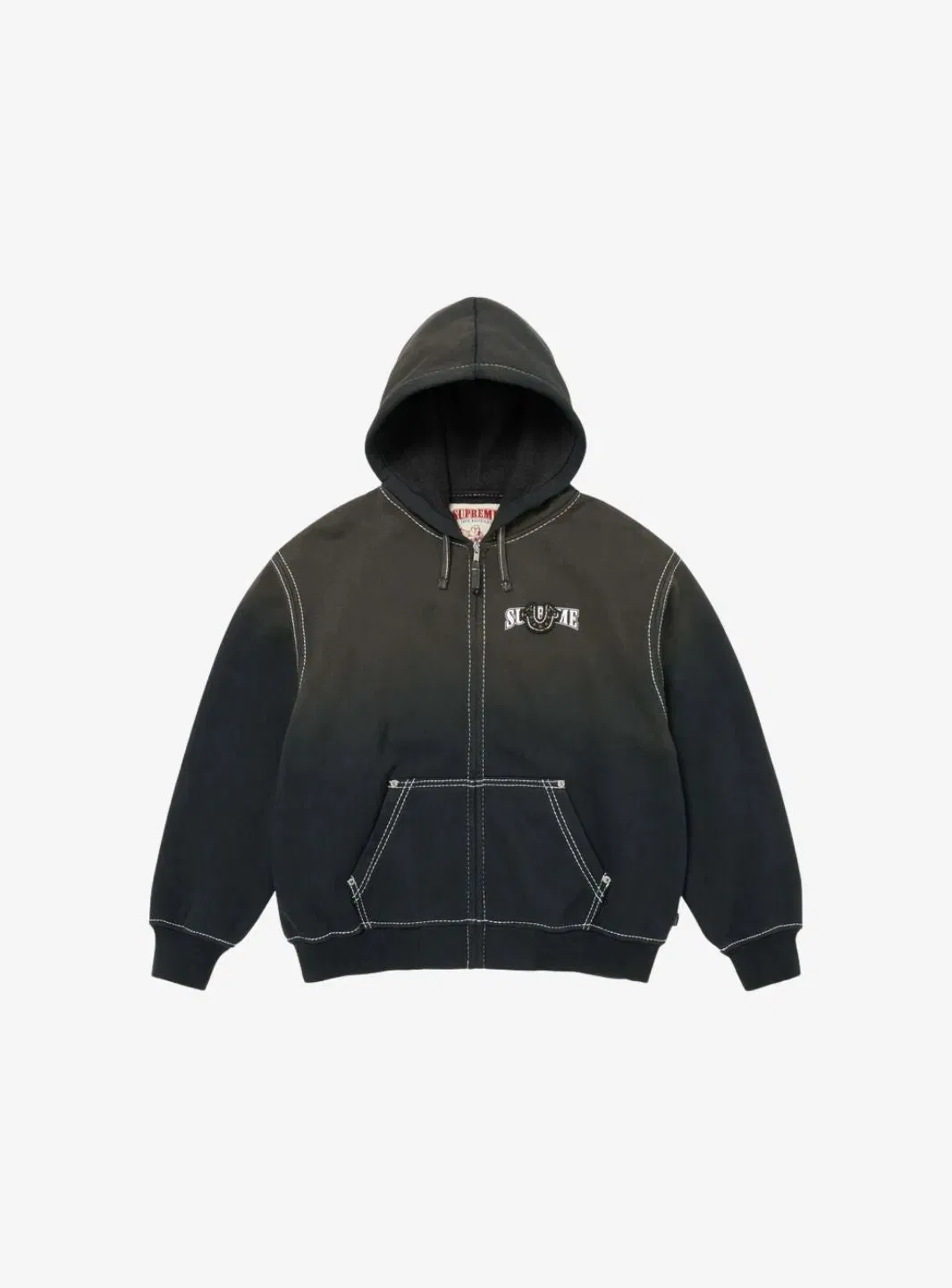 Supreme True Religion Zip Up Hooded Sweatshirt Black (FW25)
