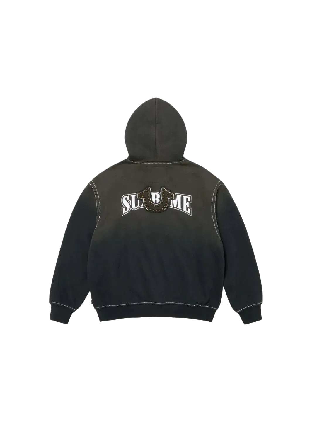 Supreme True Religion Zip Up Hooded Sweatshirt Black (FW25)