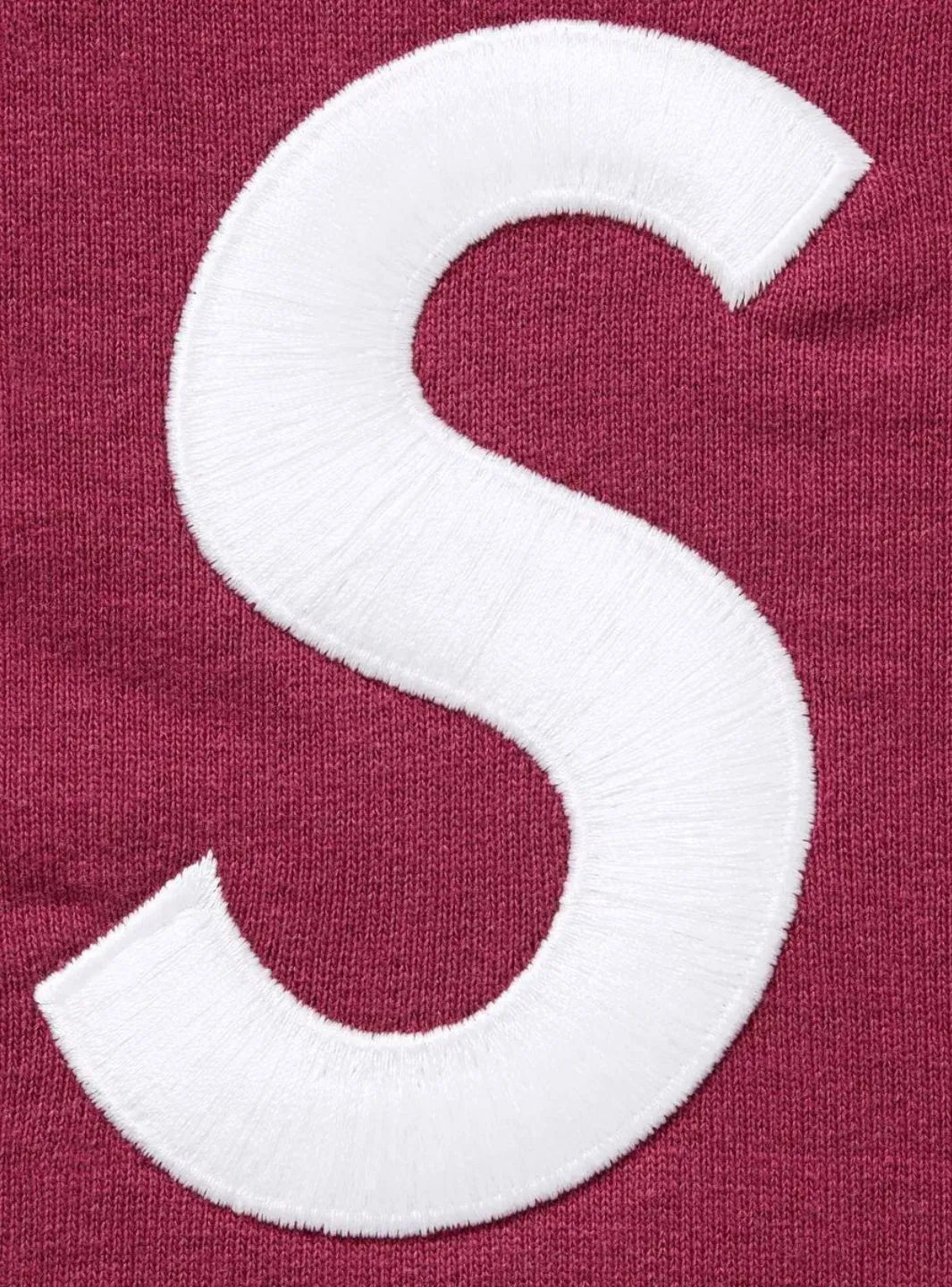 Supreme S Logo Zip Up Hooded Sweatshirt Red (FW25)
