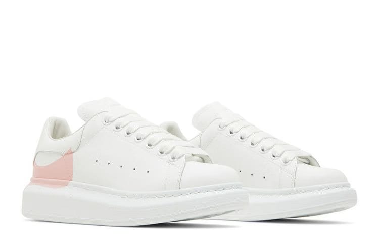 Alexander McQueen Wmns Oversized Sneaker 'Drop Heel Counter Print - White Rose'
