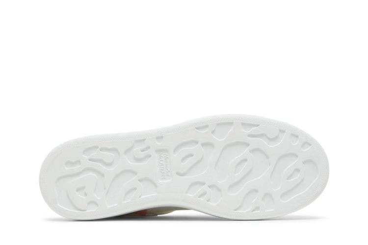Alexander McQueen Wmns Oversized Sneaker 'Drop Heel Counter Print - White Rose'