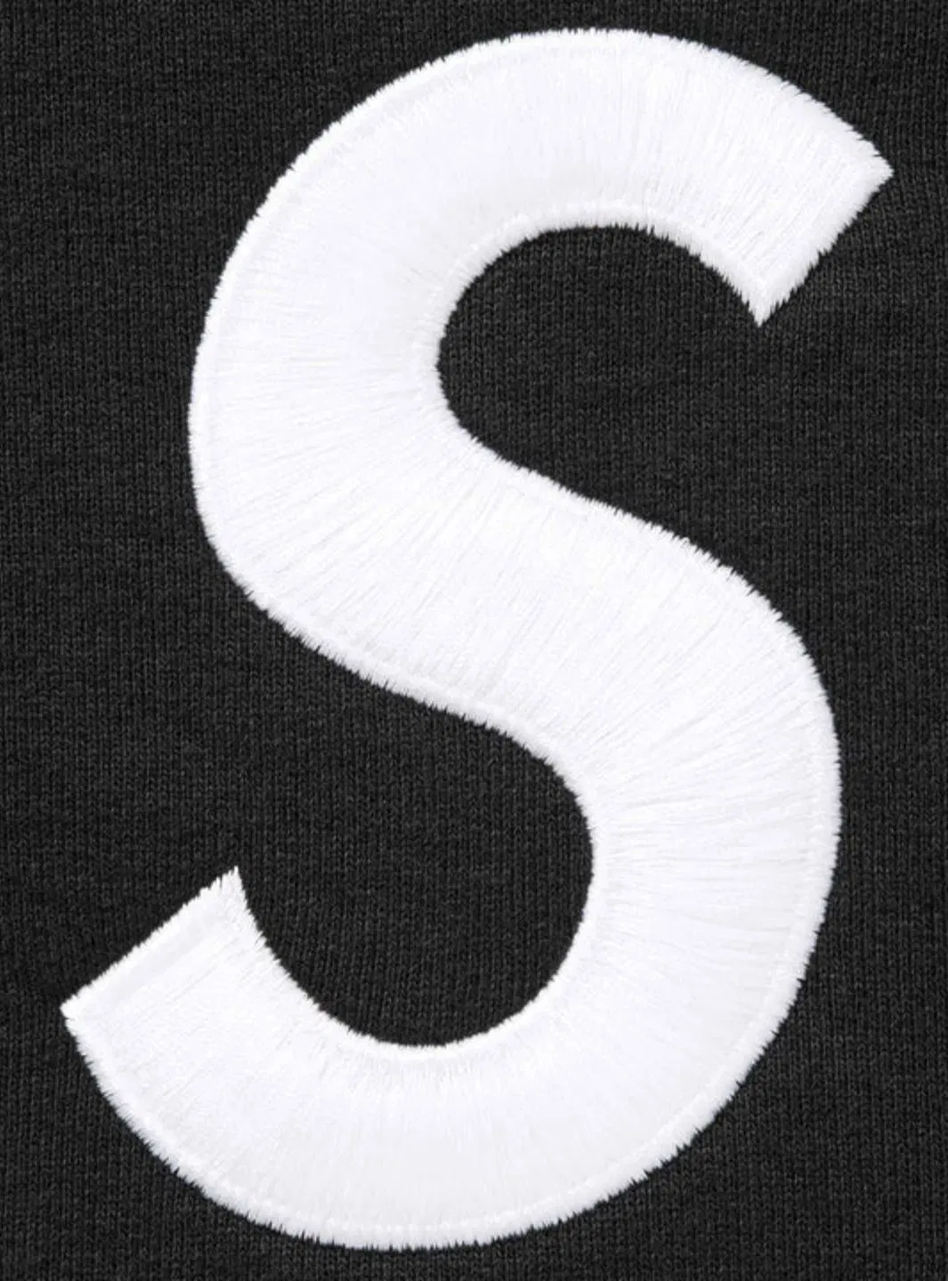 Supreme S Logo Zip Up Hooded Sweatshirt Black (FW25)