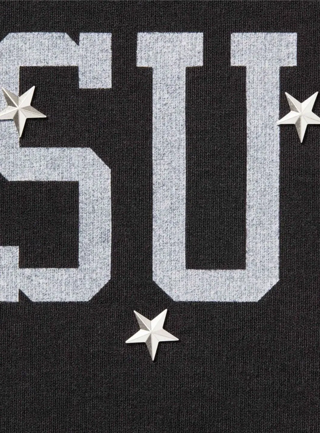 Supreme Stars Studded Hooded Sweatshirt Black