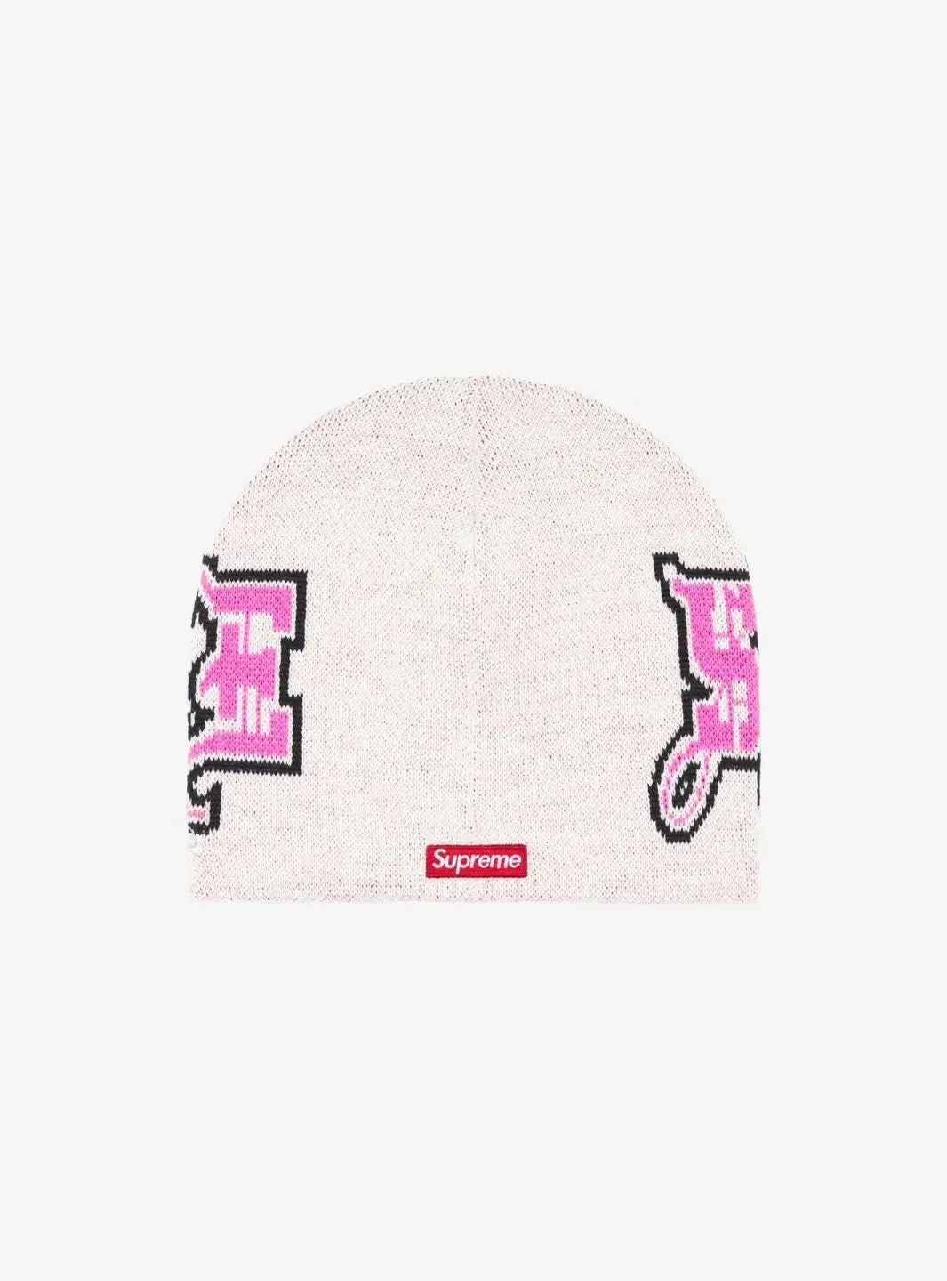 Supreme New Era Outline Beanie White
