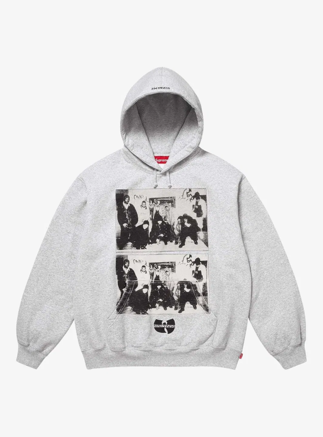 Supreme Wu-Tang Clan Hooded Sweatshirt Heather Grey