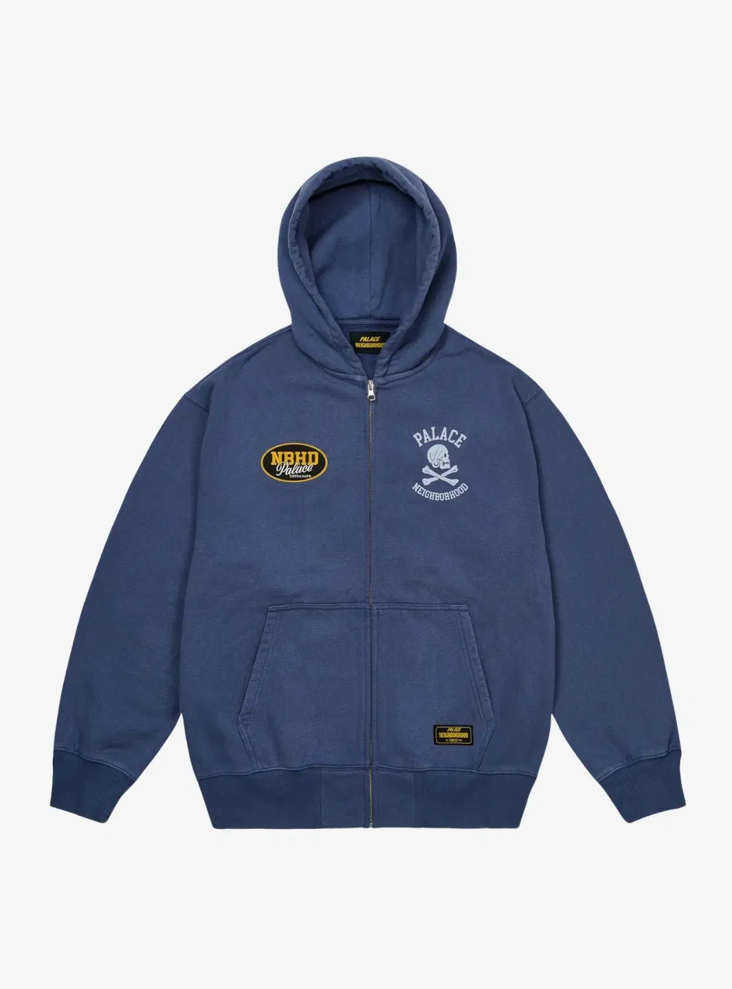 Palace Skateboards Palace x Neighborhood Skull Zip Hoodie Navy