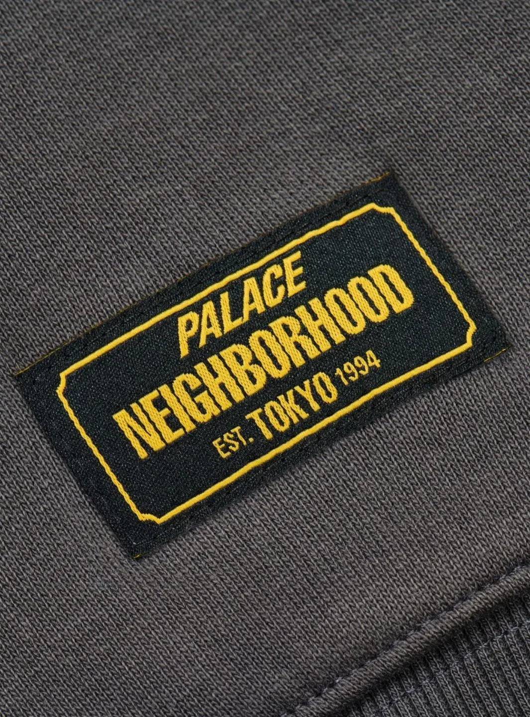 Palace Skateboards Palace x Neighborhood Skull Zip Hoodie Charcoal