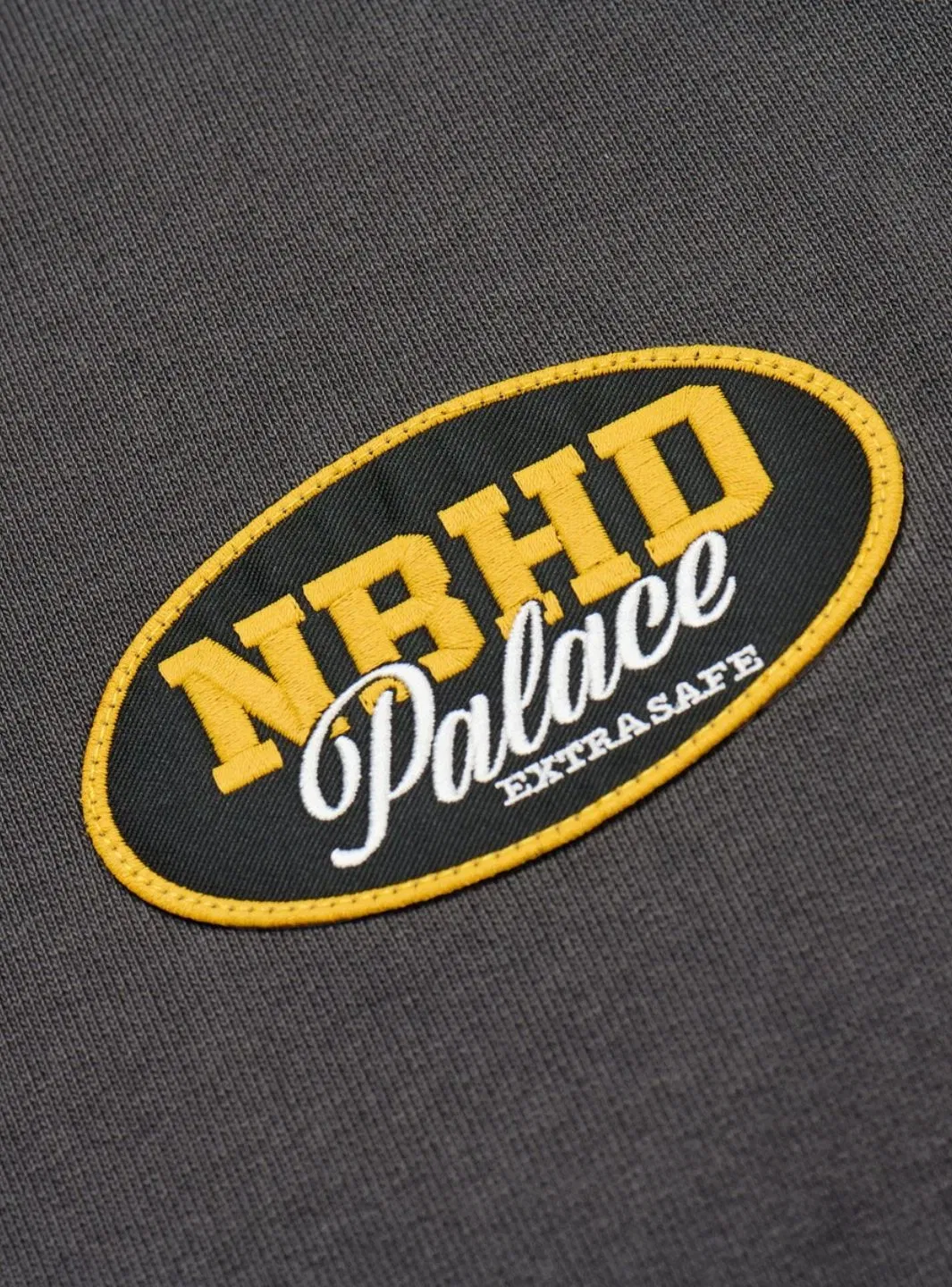 Palace Skateboards Palace x Neighborhood Skull Zip Hoodie Charcoal