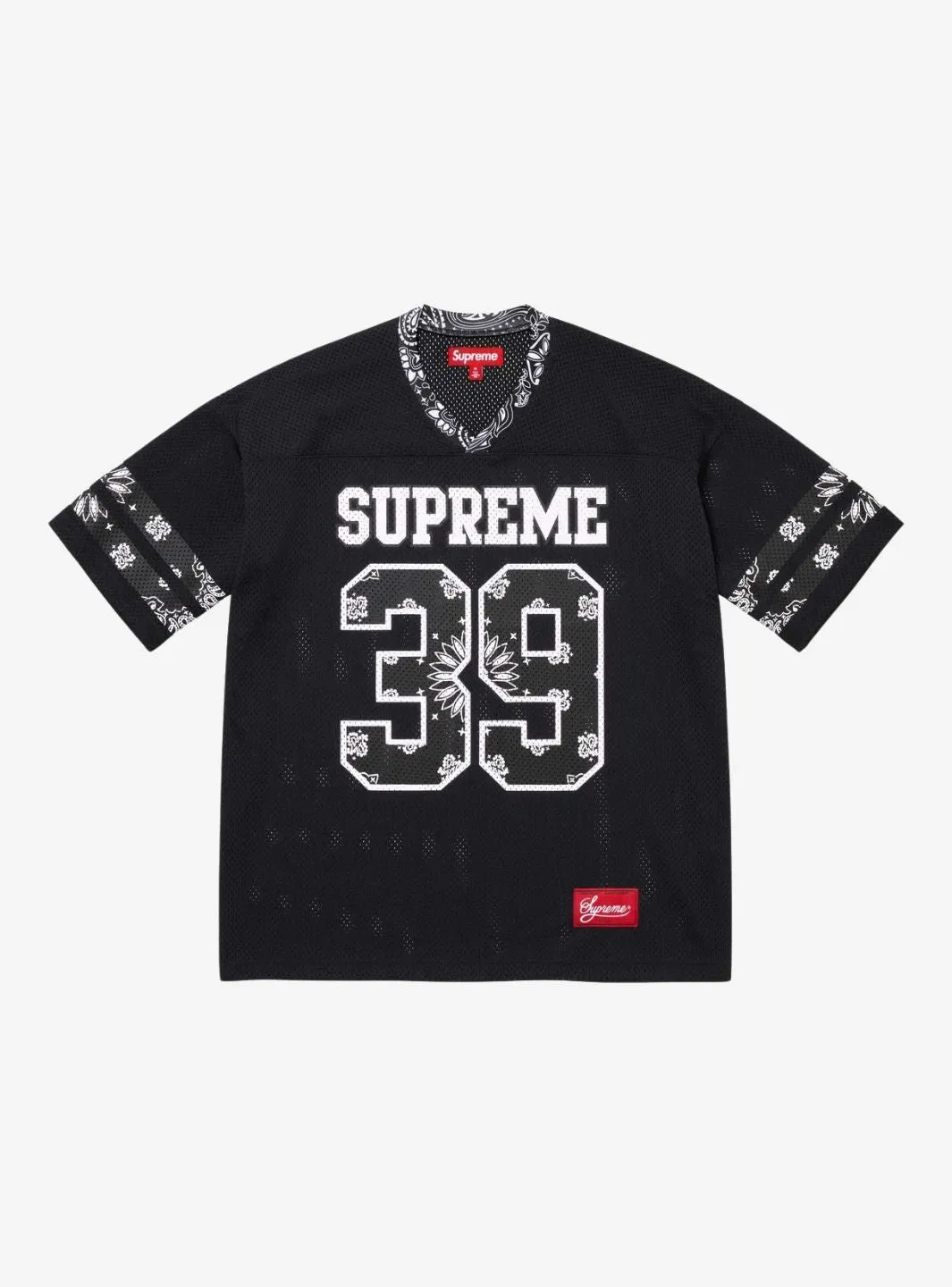 Supreme Bandana Football Jersey Black