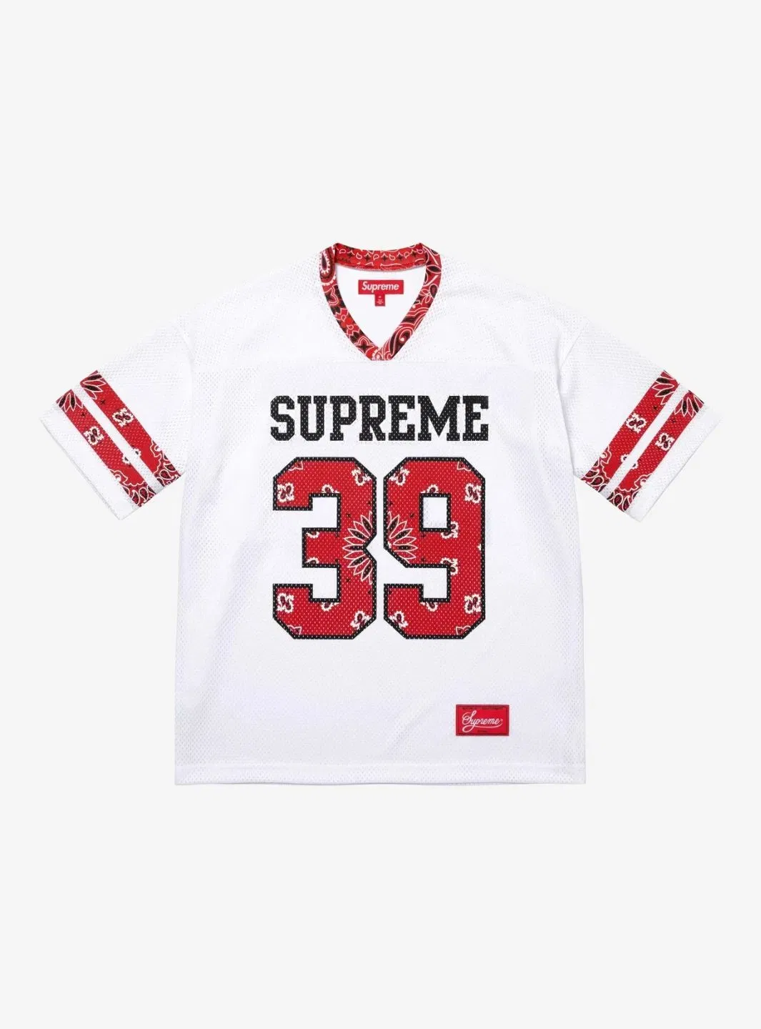 Supreme Bandana Football Jersey White