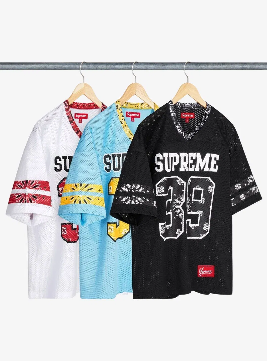 Supreme Bandana Football Jersey White
