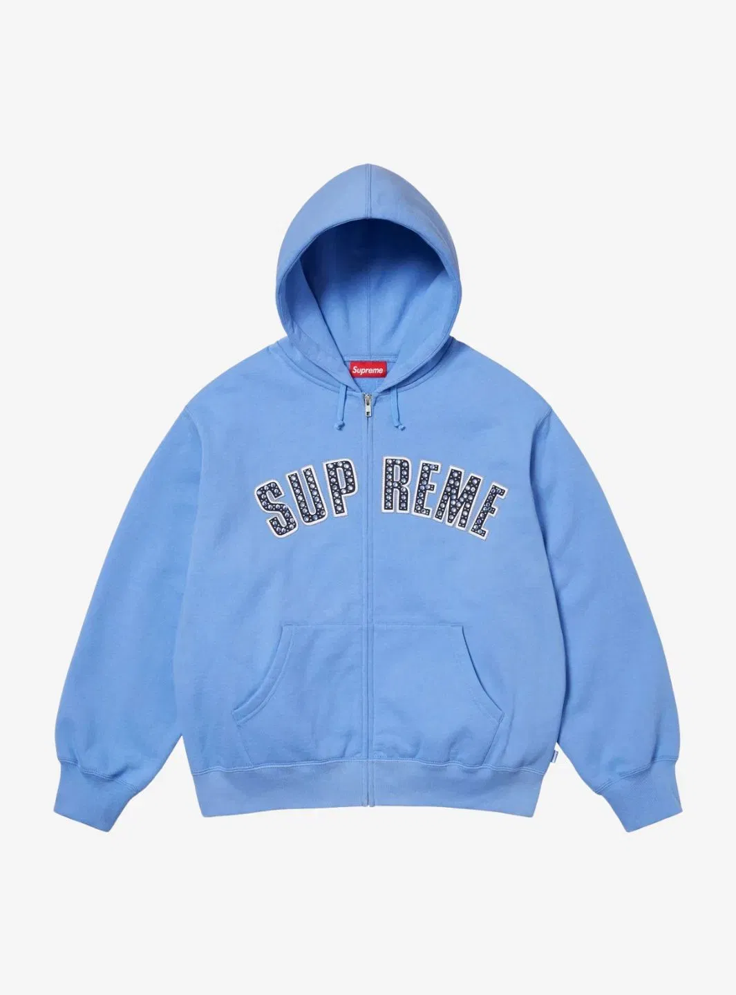 Supreme b.b. Simon Zip Up Hooded Sweatshirt Blue