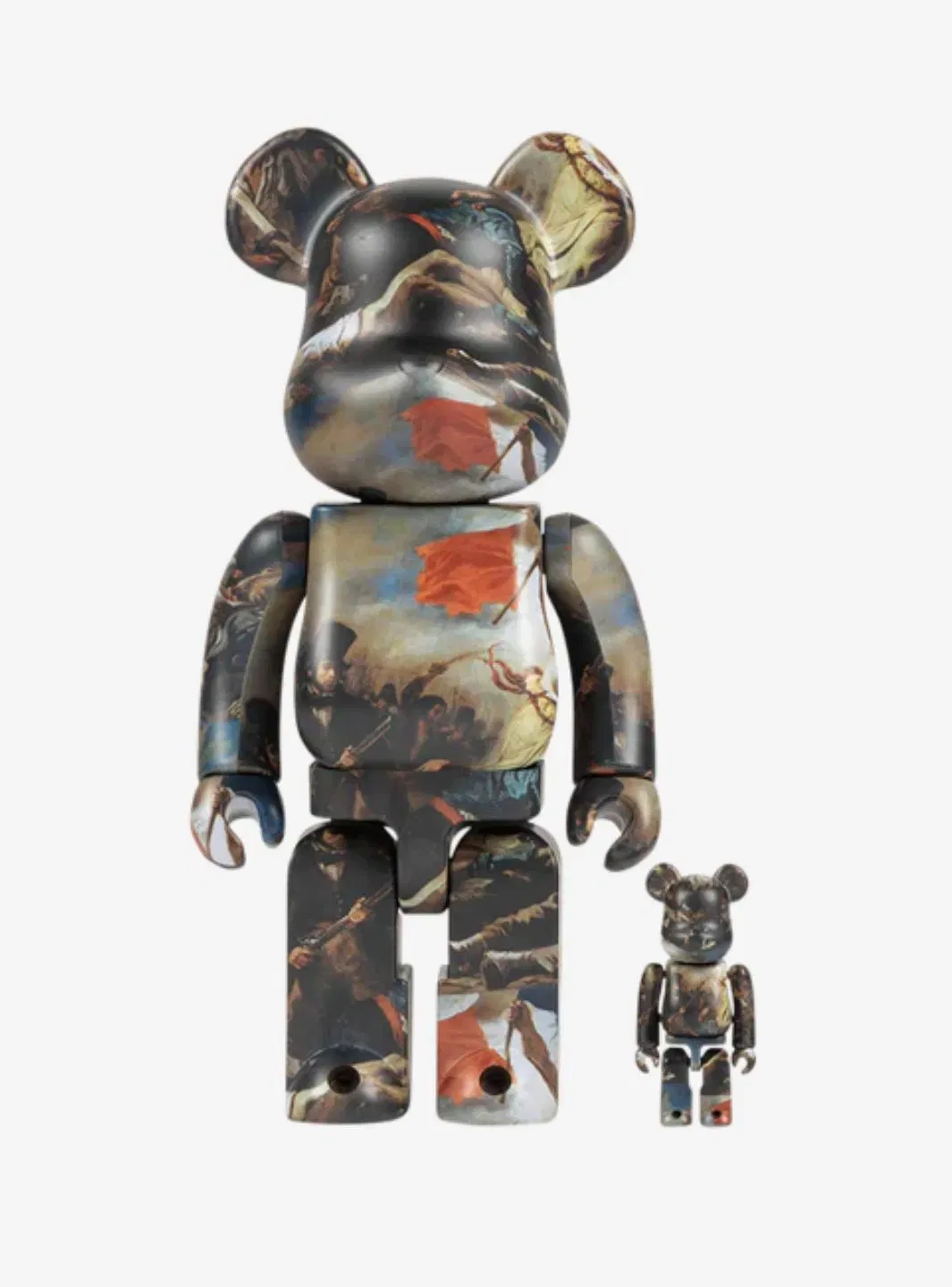 Bearbrick Eugène Delacroix (Liberty Leading the People) 100% & 400% Set