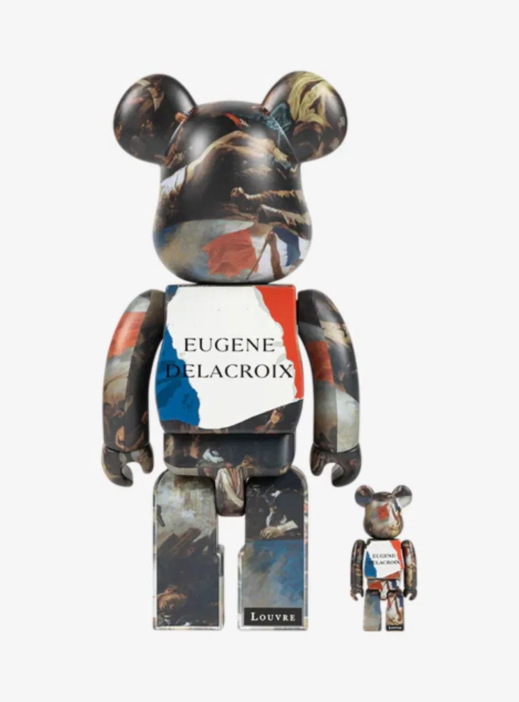 Bearbrick Eugène Delacroix (Liberty Leading the People) 100% & 400% Set