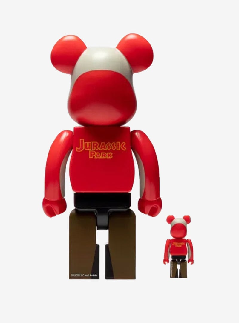 Bearbrick Jurassic Park 100% & 400% Set