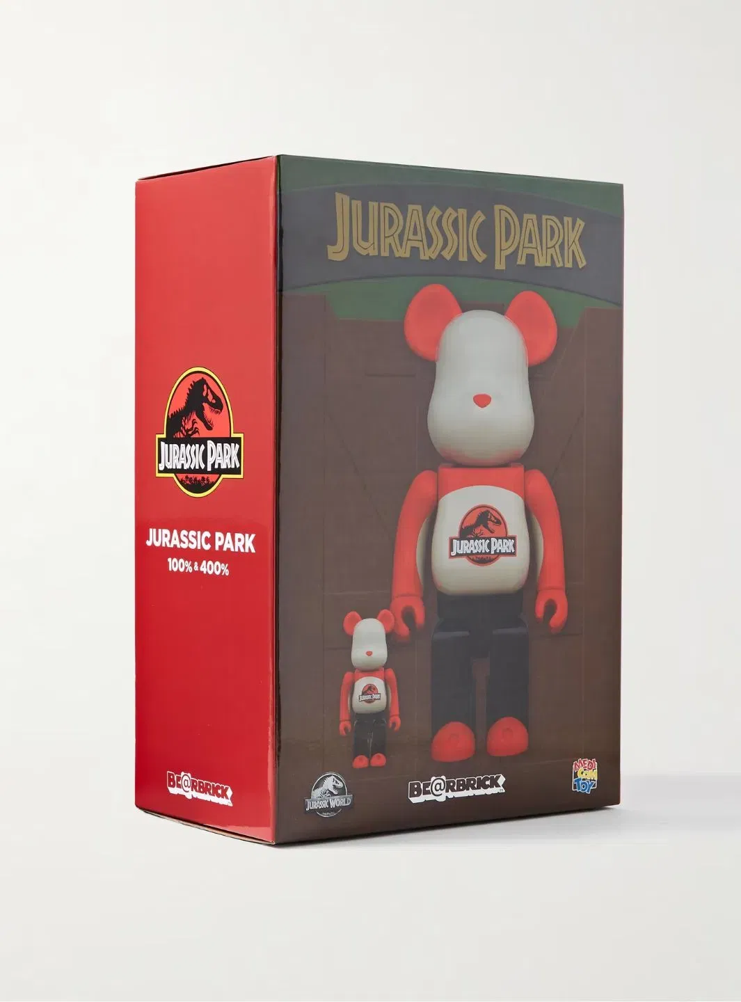 Bearbrick Jurassic Park 100% & 400% Set