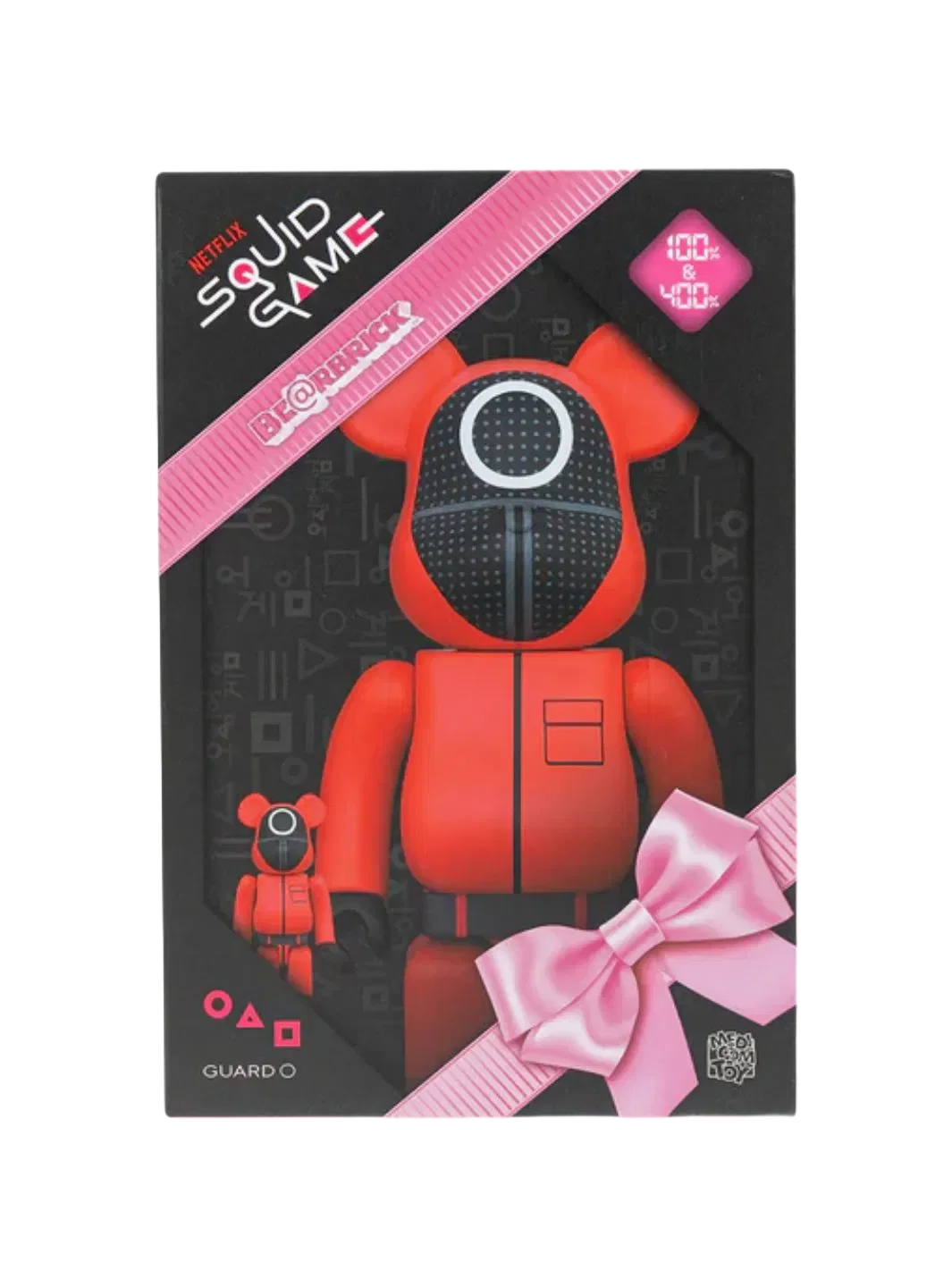 Bearbrick x Squid Game Guard (Circle) 100% & 400% Set