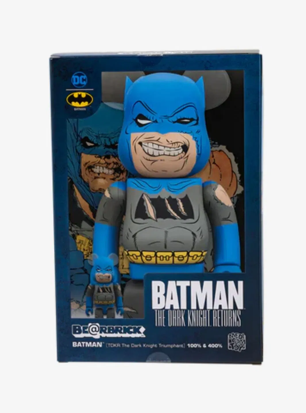 Bearbrick Batman TDKR: The Dark Knight Triumphant 100% & 400% Set
