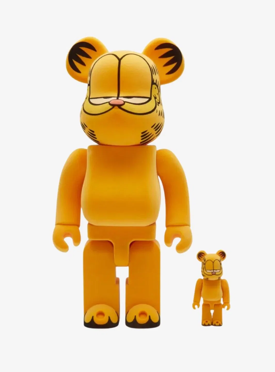 Bearbrick x Garfield Flocky Ver. 100% & 400% Set