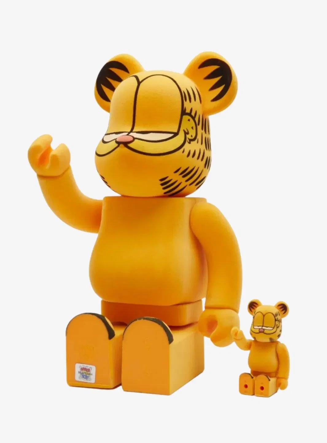 Bearbrick x Garfield Flocky Ver. 100% & 400% Set