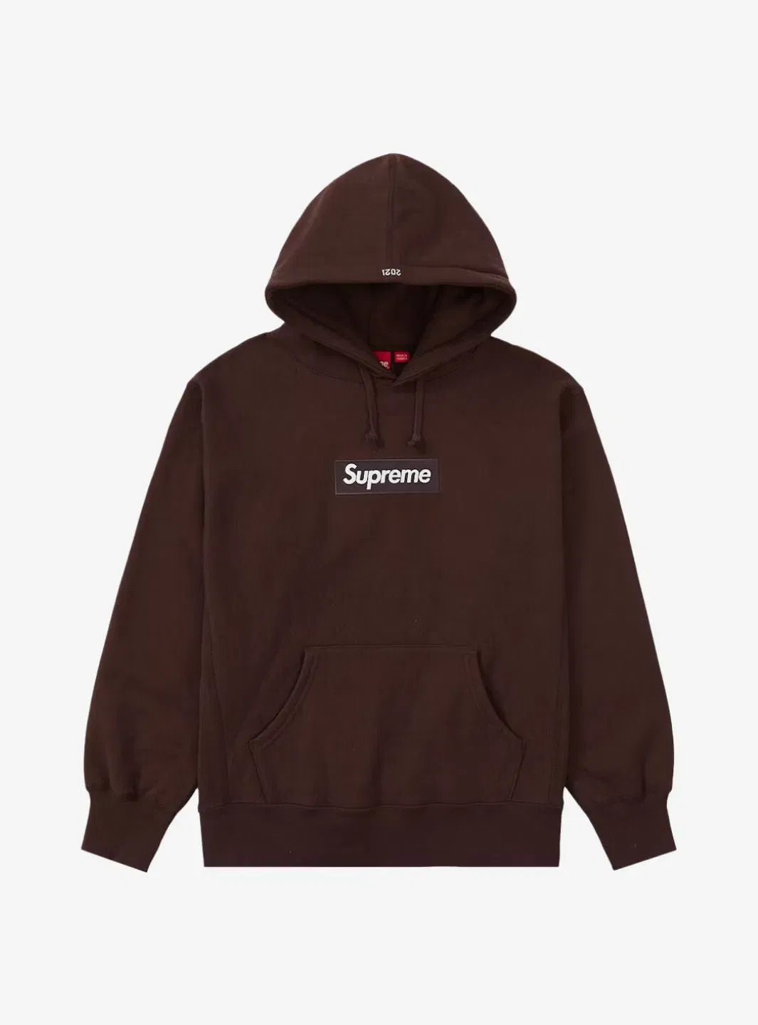 Supreme Box Logo Hooded Sweatshirt Dark Brown (FW21)