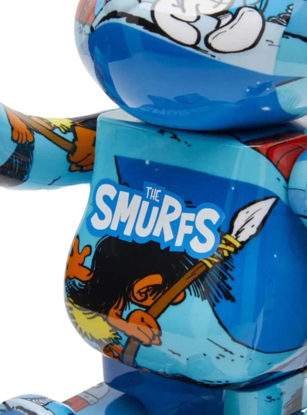 Bearbrick x The Smurfs (The Astrosmurf) 100% & 400% Set Blue