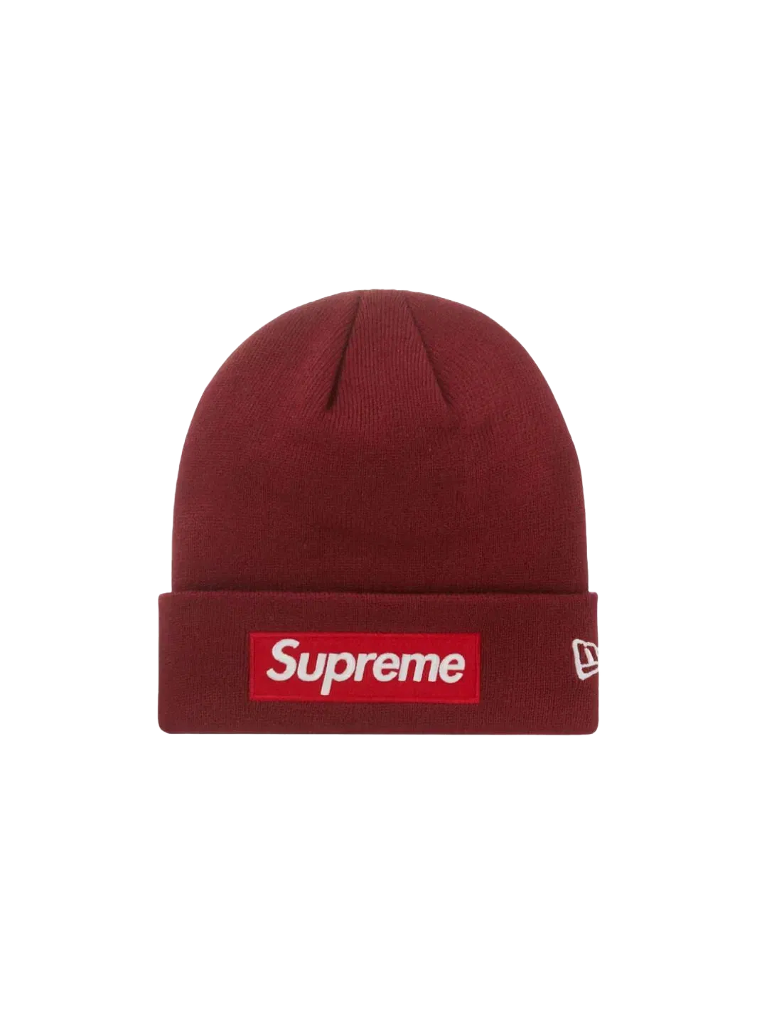 Supreme New Era Box Logo Beanie Cardinal (FW22)