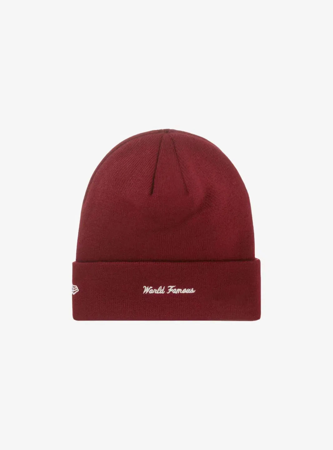 Supreme New Era Box Logo Beanie Cardinal (FW22)