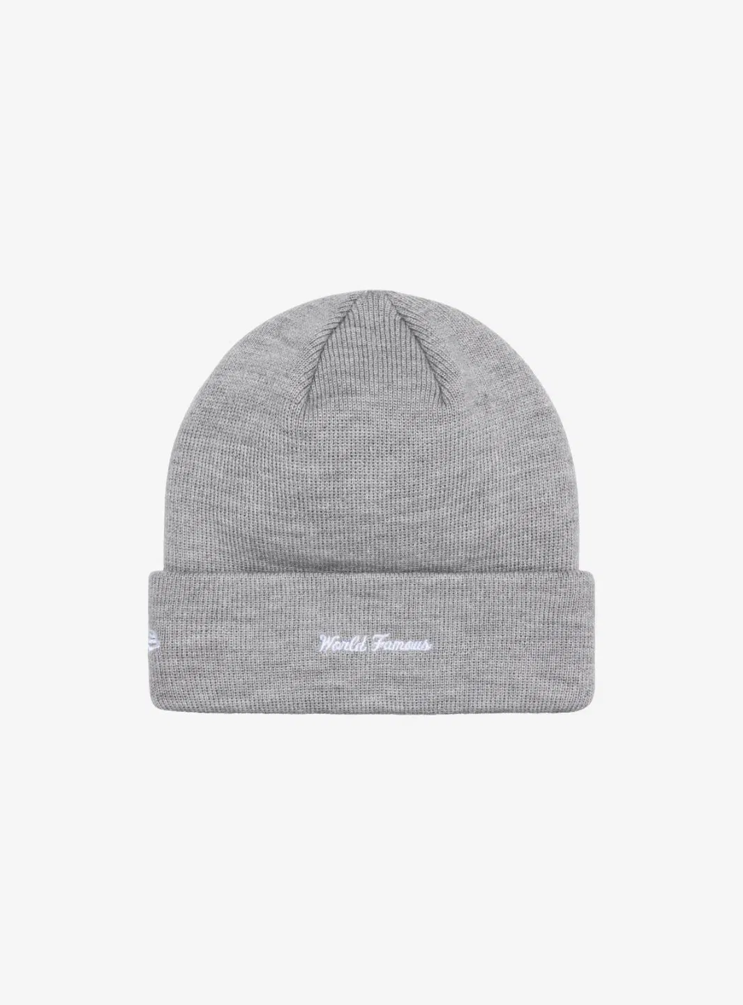 Supreme New Era Box Logo Beanie Heather Grey (FW24)