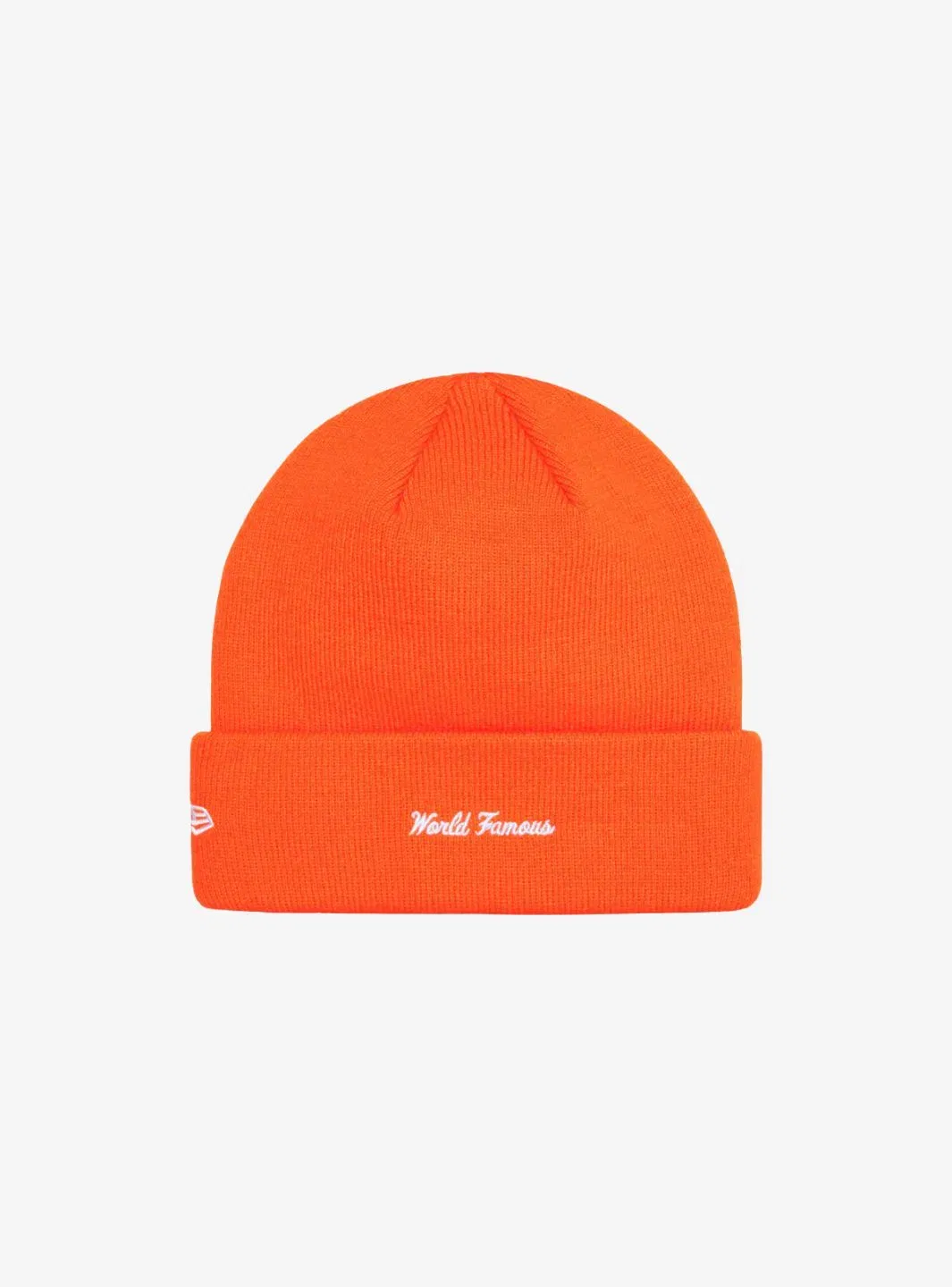 Supreme New Era Box Logo Beanie Dark Orange (FW24)