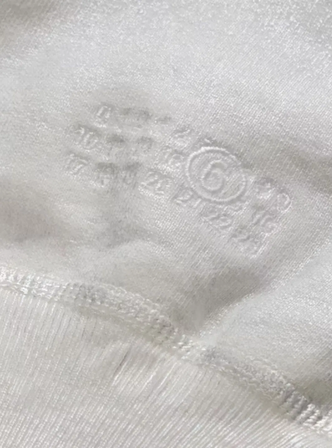 Supreme MM6 Maison Margiela Foil Box Logo Hooded Sweatshirt White