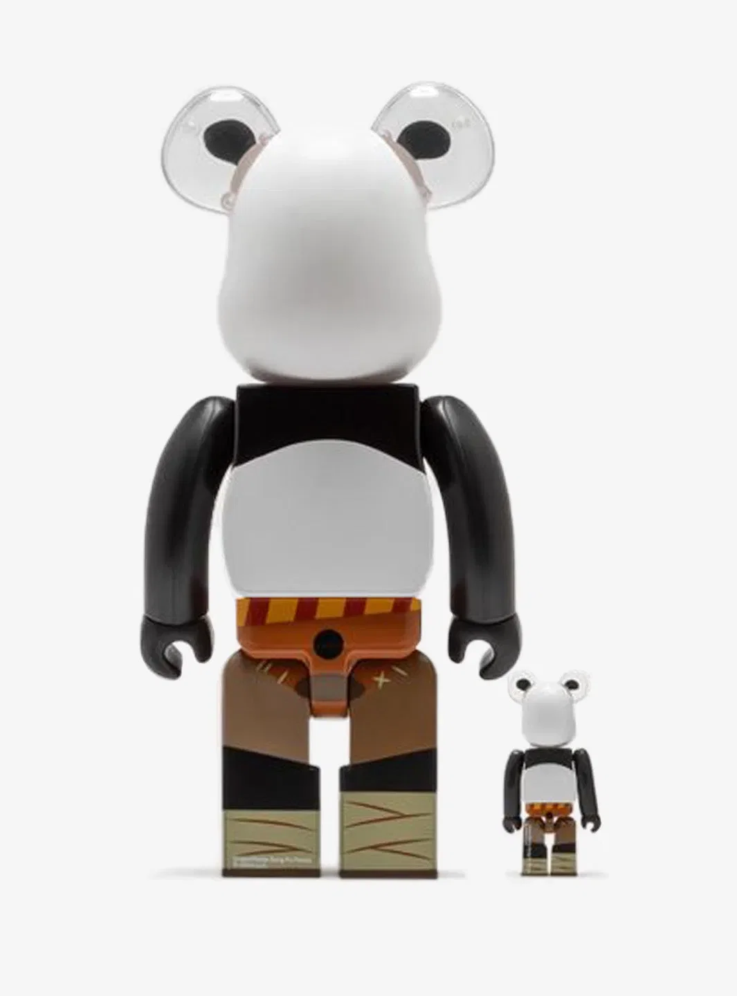 Bearbrick x Kung Fu Panda 100% & 400% Set