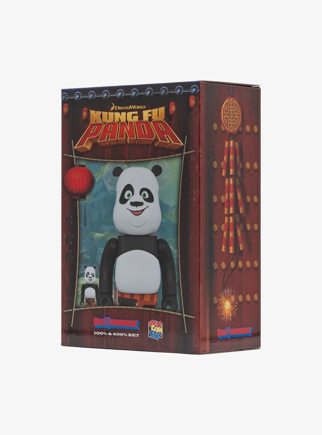 Bearbrick x Kung Fu Panda 100% & 400% Set