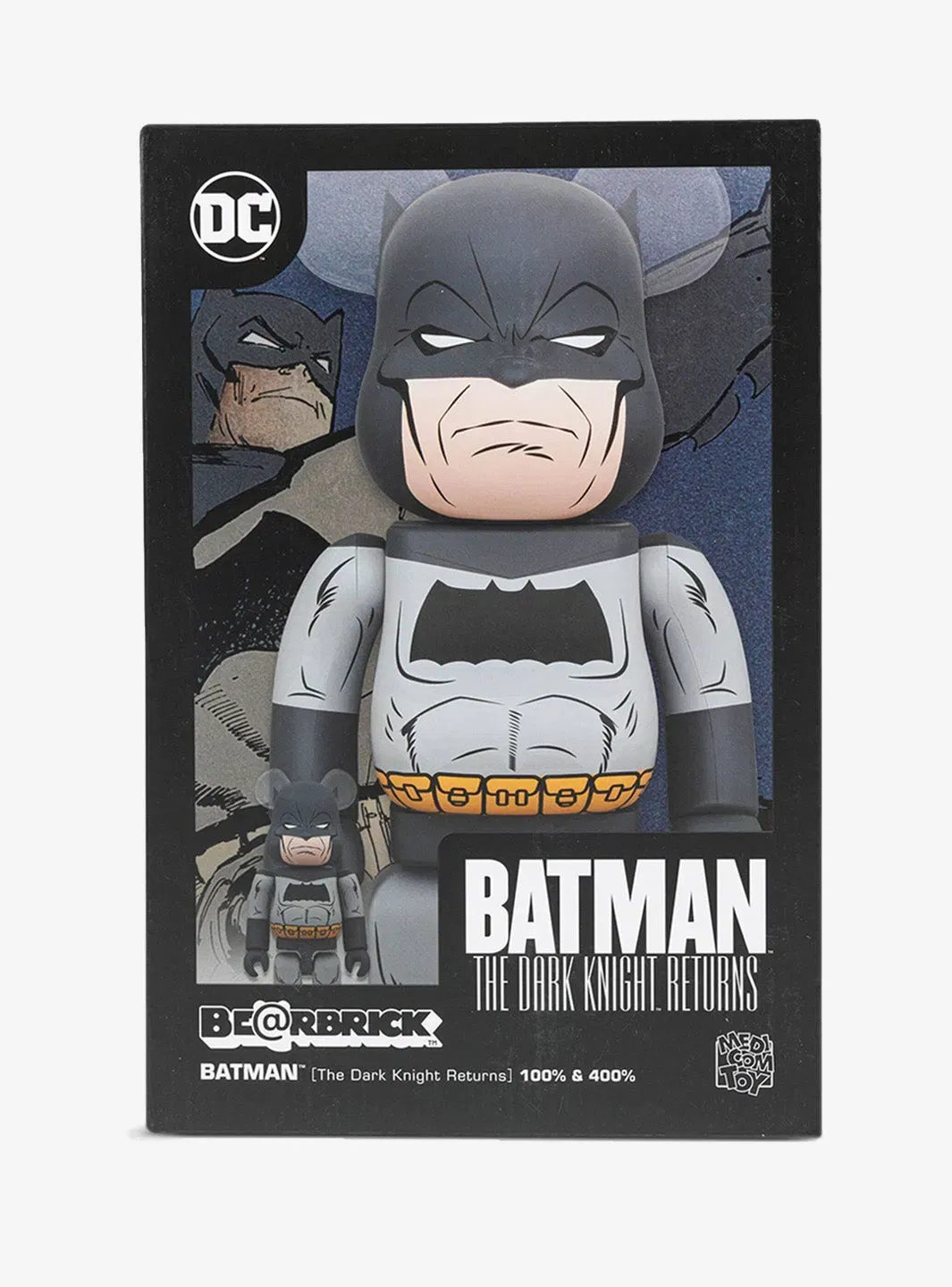 Bearbrick Batman The Dark Knight Returns 100% & 400% Set