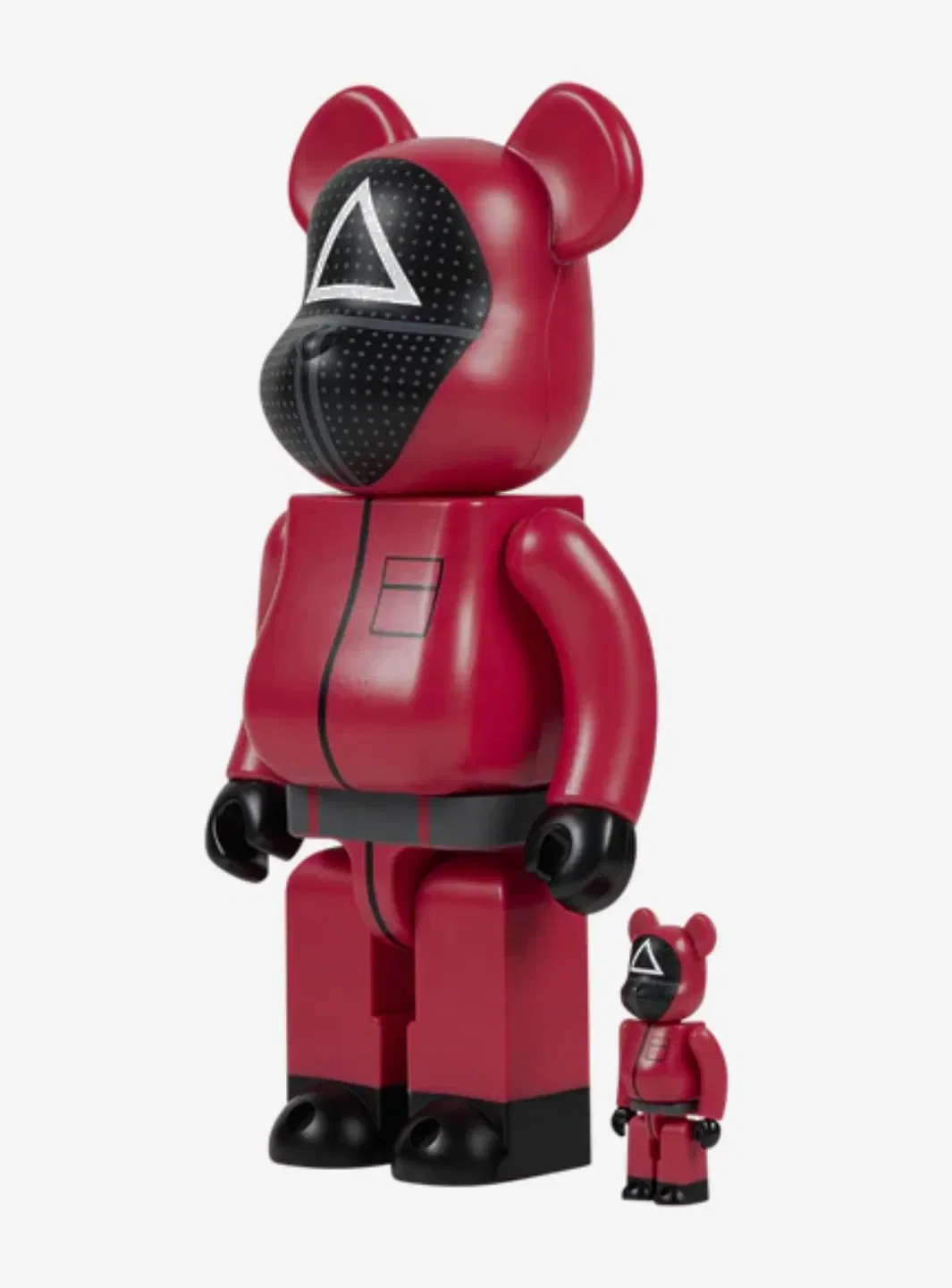 Bearbrick x Squid Game Guard (Triangle) 100% 400% Set