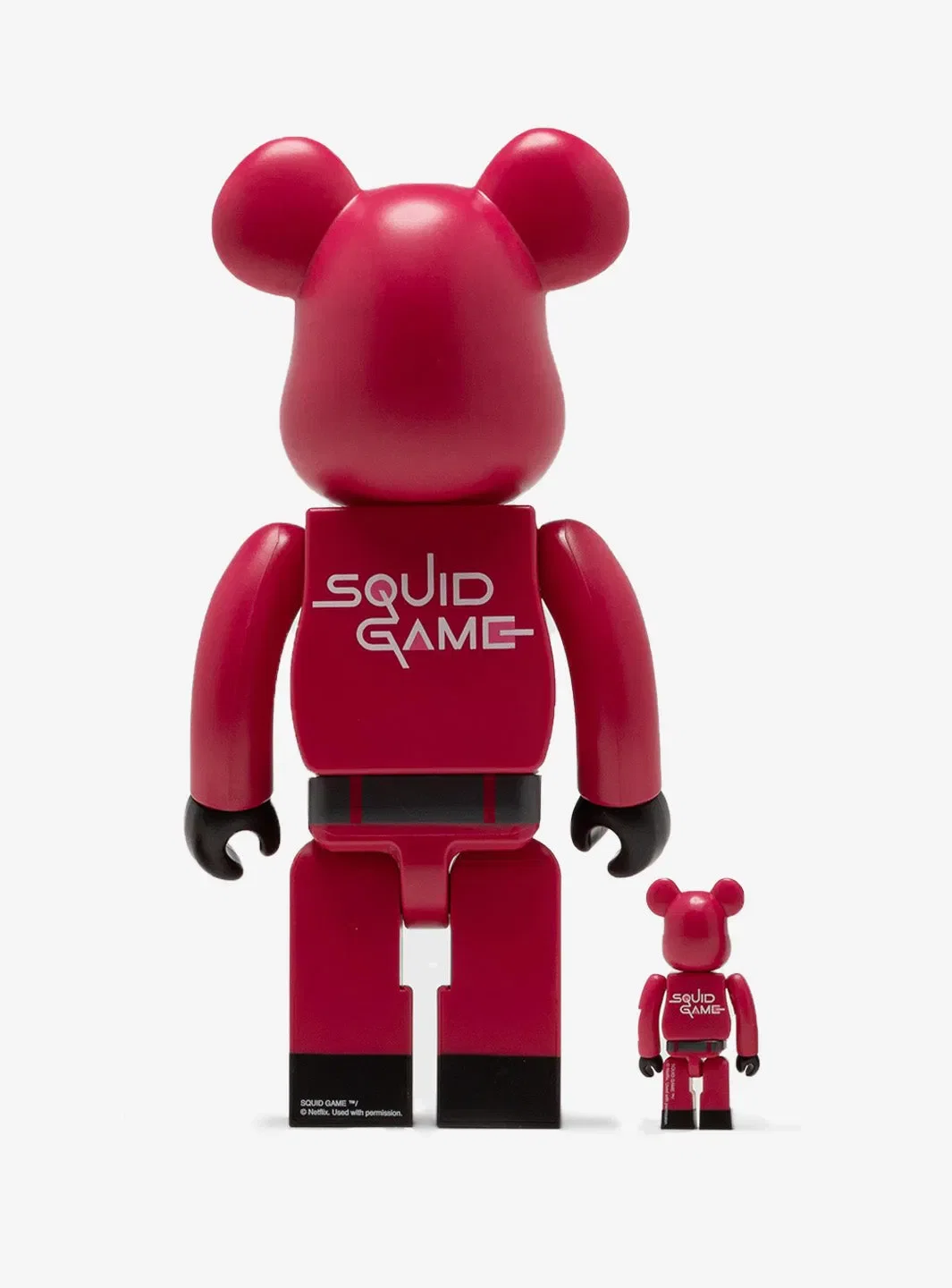 Bearbrick x Squid Game Guard (Triangle) 100% 400% Set