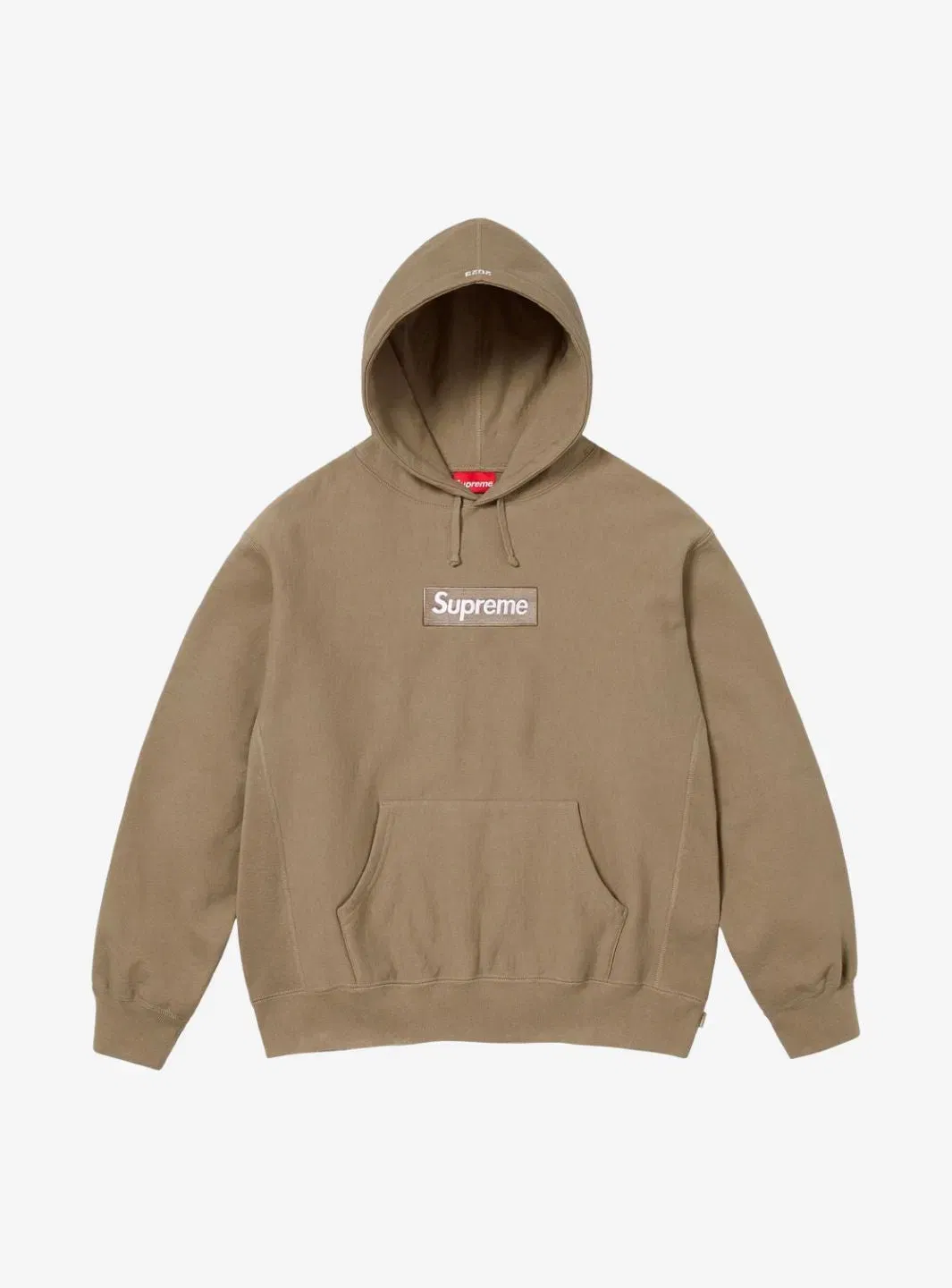 Supreme Box Logo Hooded Sweatshirt Dark Sand (FW23)
