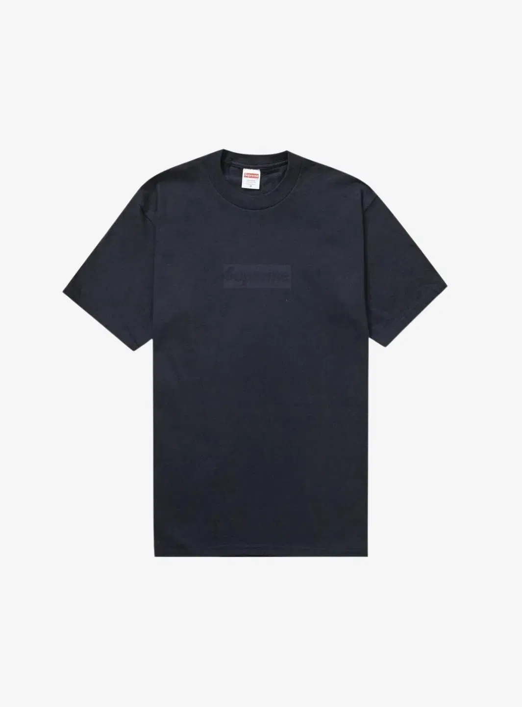 Supreme Tonal Box Logo T-Shirt Navy