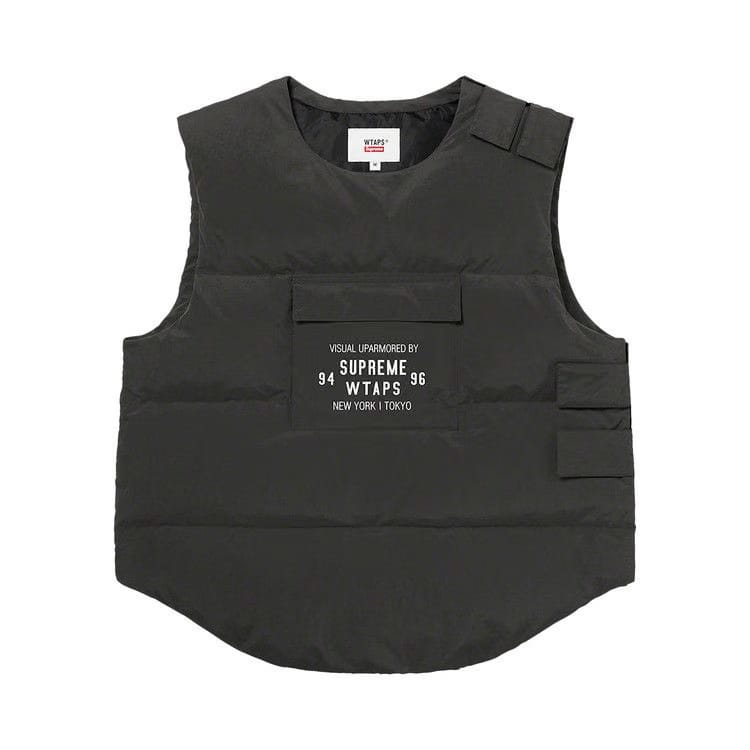 Supreme x WTAPS Tactical Down Vest Black