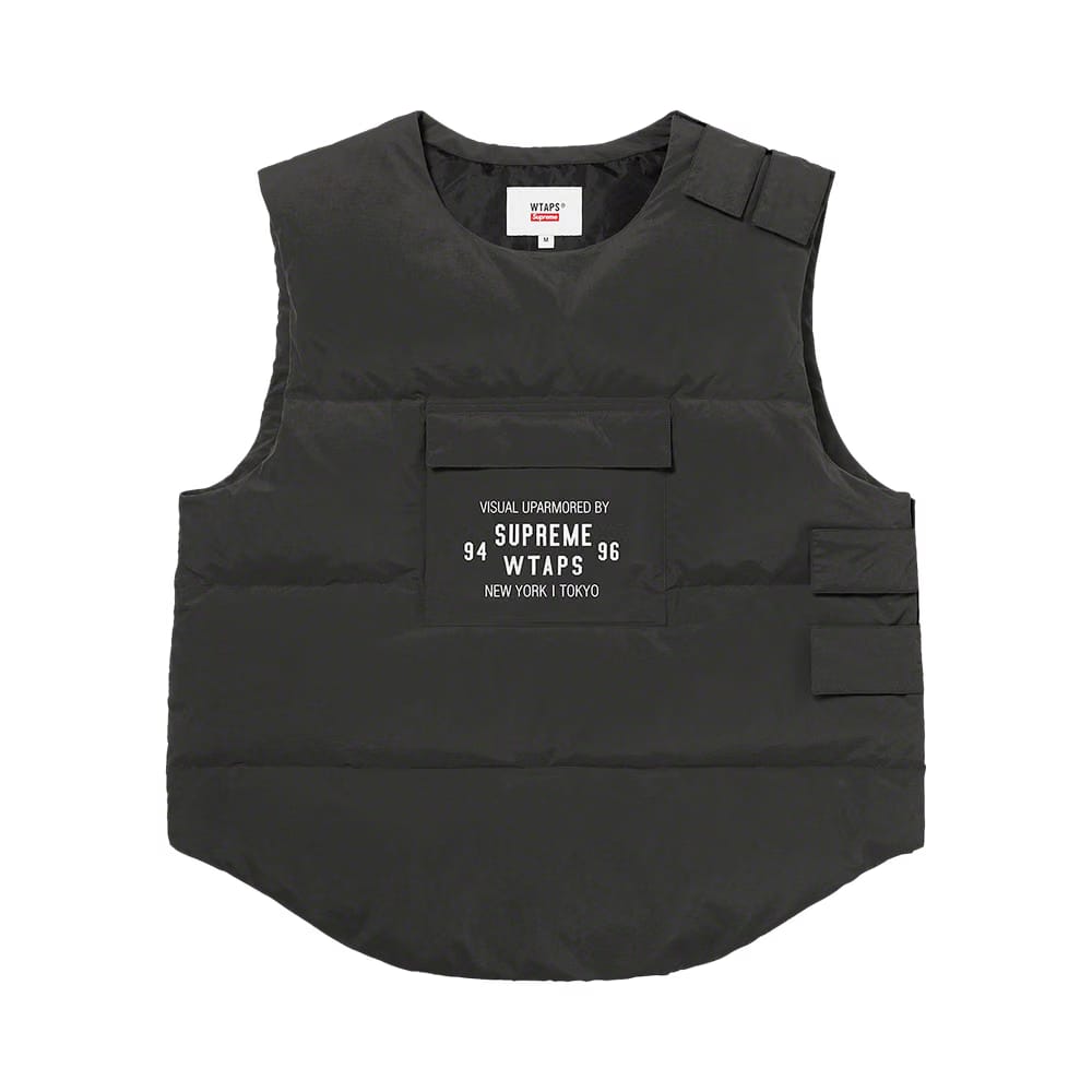 Supreme x WTAPS Tactical Down Vest Black