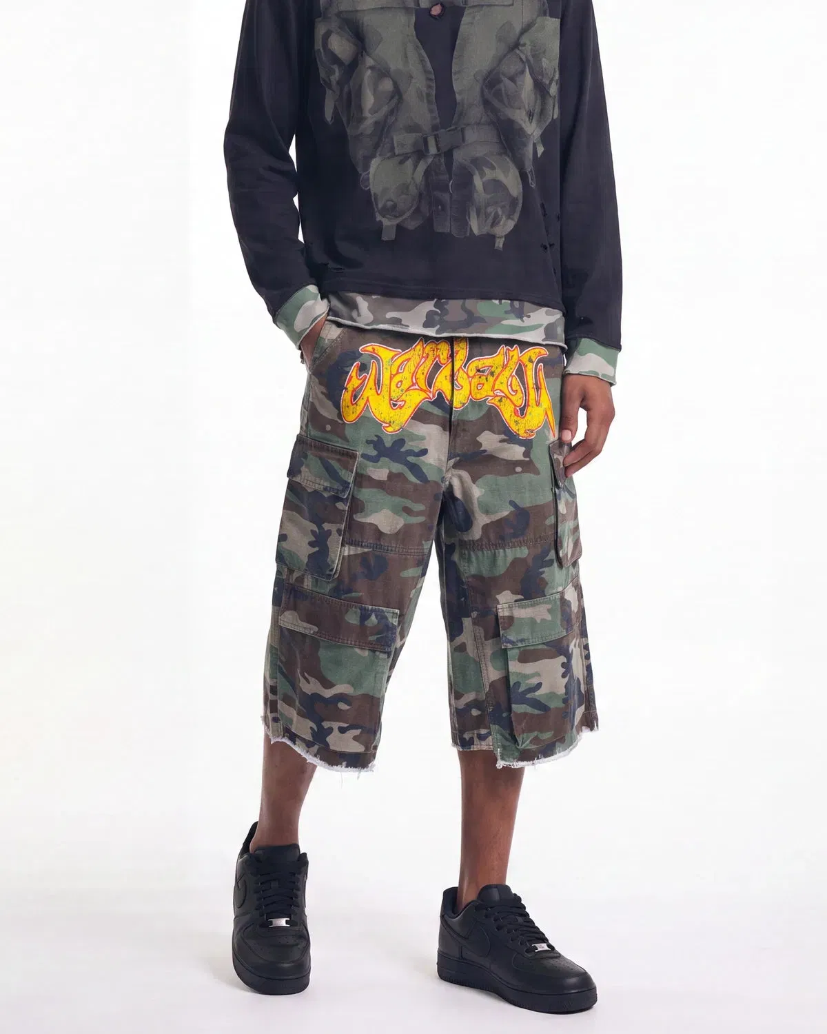Bravest Studios War Baby Camo Cargo Shorts
