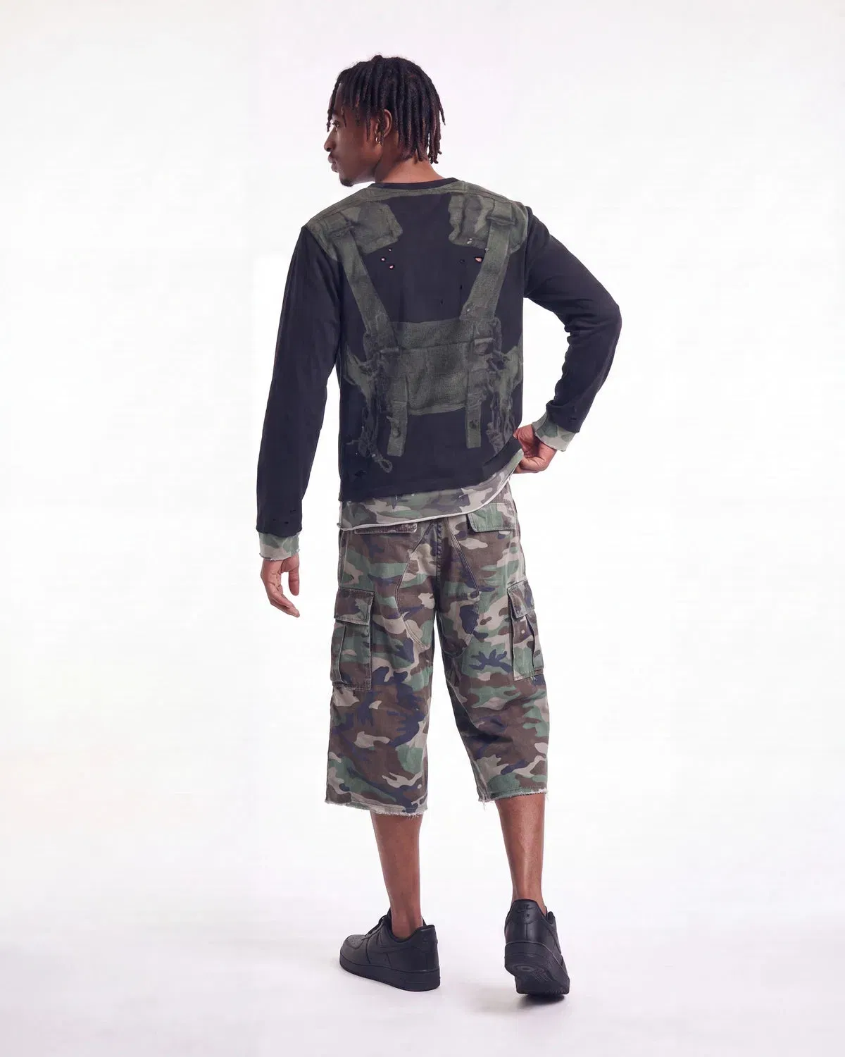 Bravest Studios War Baby Camo Cargo Shorts
