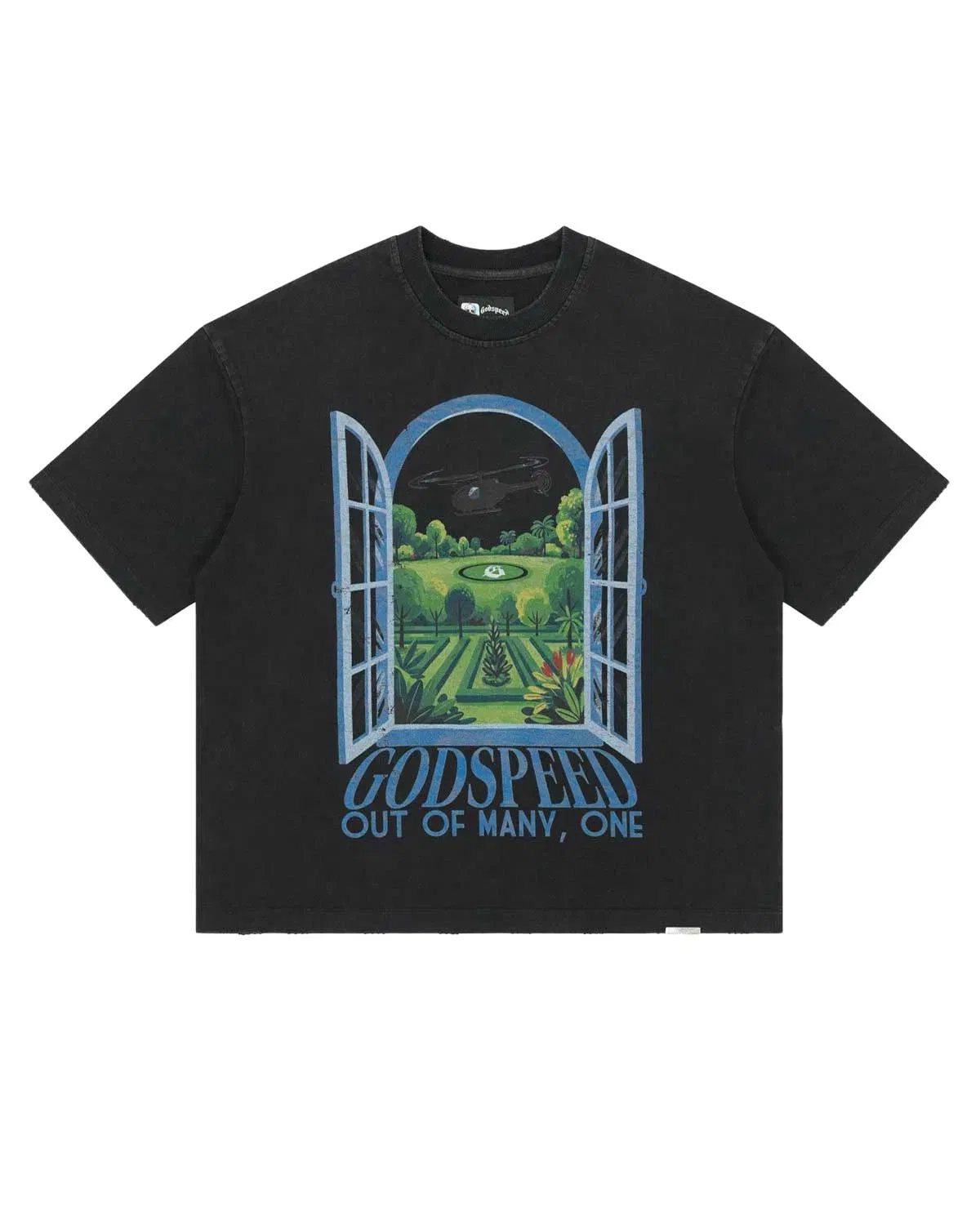 Godspeed Helipad Dreams Tee Black