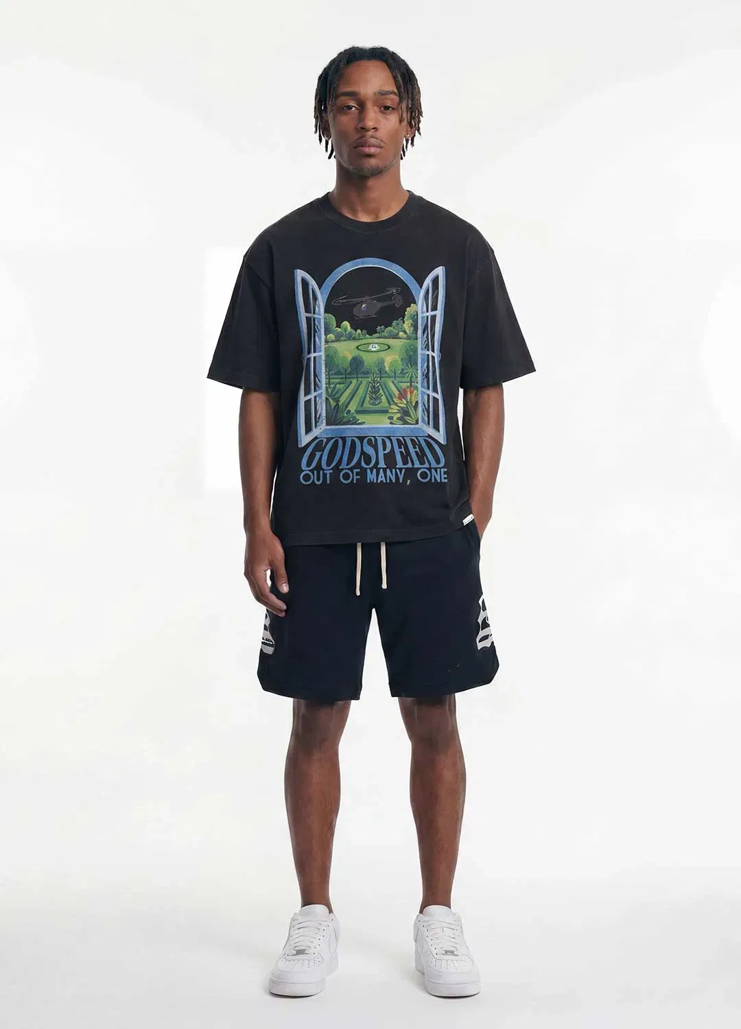 Godspeed Helipad Dreams Tee Black