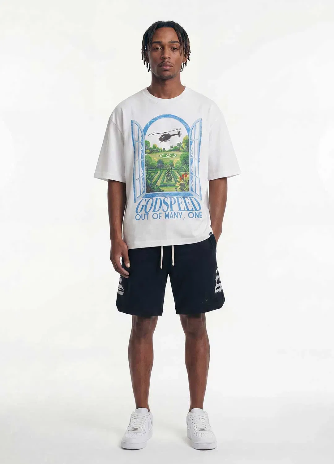 Godspeed Helipad Dreams Tee White