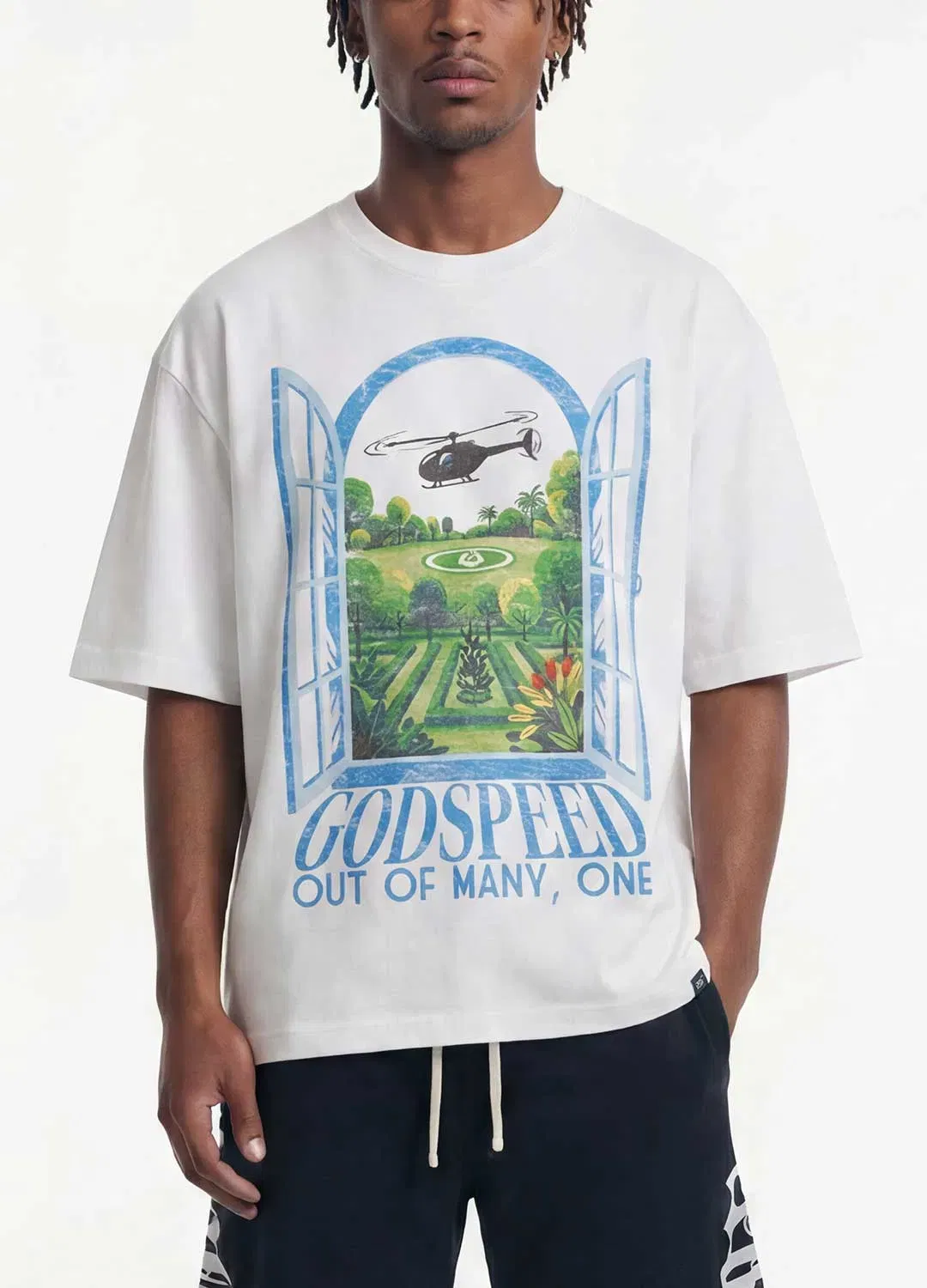 Godspeed Helipad Dreams Tee White